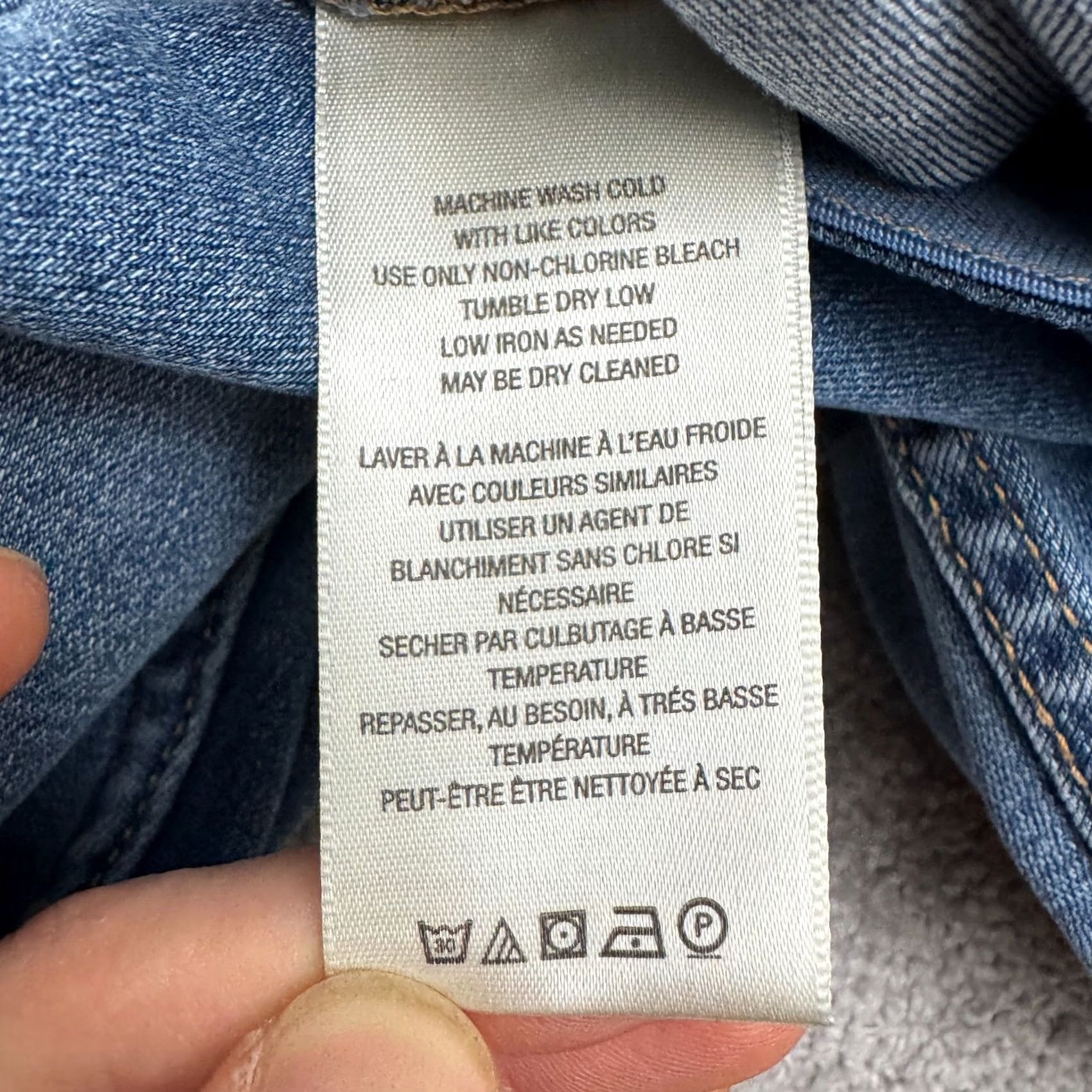Vintage We The Free Pull On Flare Denim Jeans Womens 28 Blue High Rise Stretch Y2K Style Size 28" / US 6 / IT 42 - 5 Thumbnail