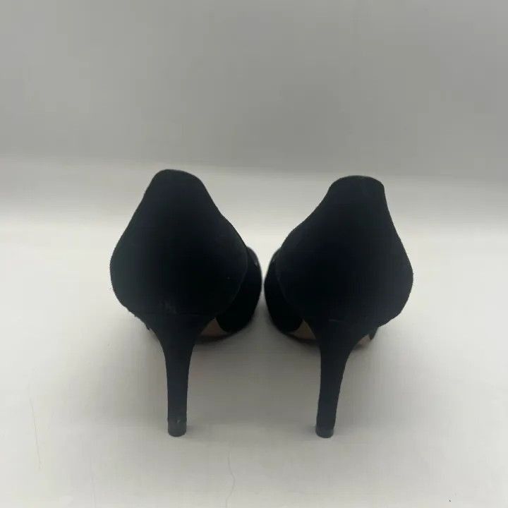Louis Vuitton Louis Vuitton Black Suede High Heels -2508 Size US 5 / IT 35 - 4 Thumbnail