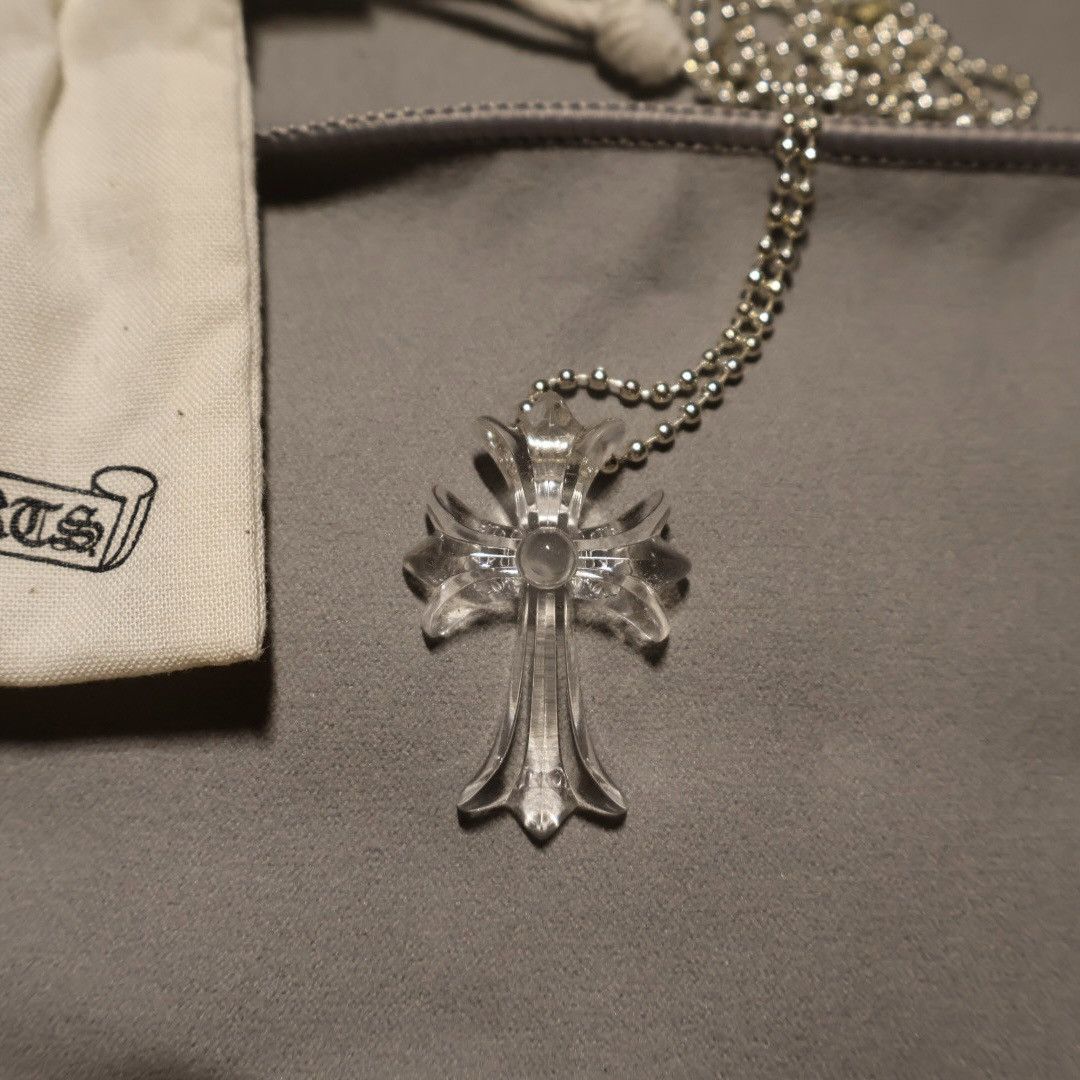 Chrome Hearts Chrome Hearts Silicon cross clear pendant Size ONE SIZE - 1 Thumbnail