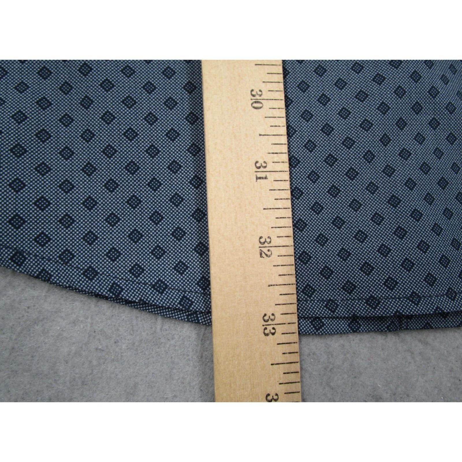 Mizzen+Main Mizzen+Main Leeward Dress Shirt Mens 2XL Gray Trim Fit Stretch L-10010 Size 48R - 7 Thumbnail