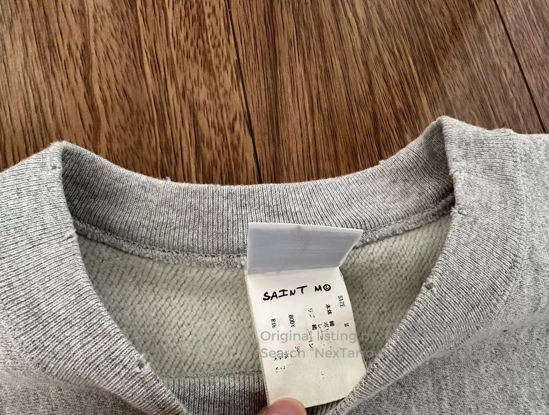 Saint Michael vintage saint michael sweatshirt in gray. Size US M / EU 48-50 / 2 - 4 Thumbnail