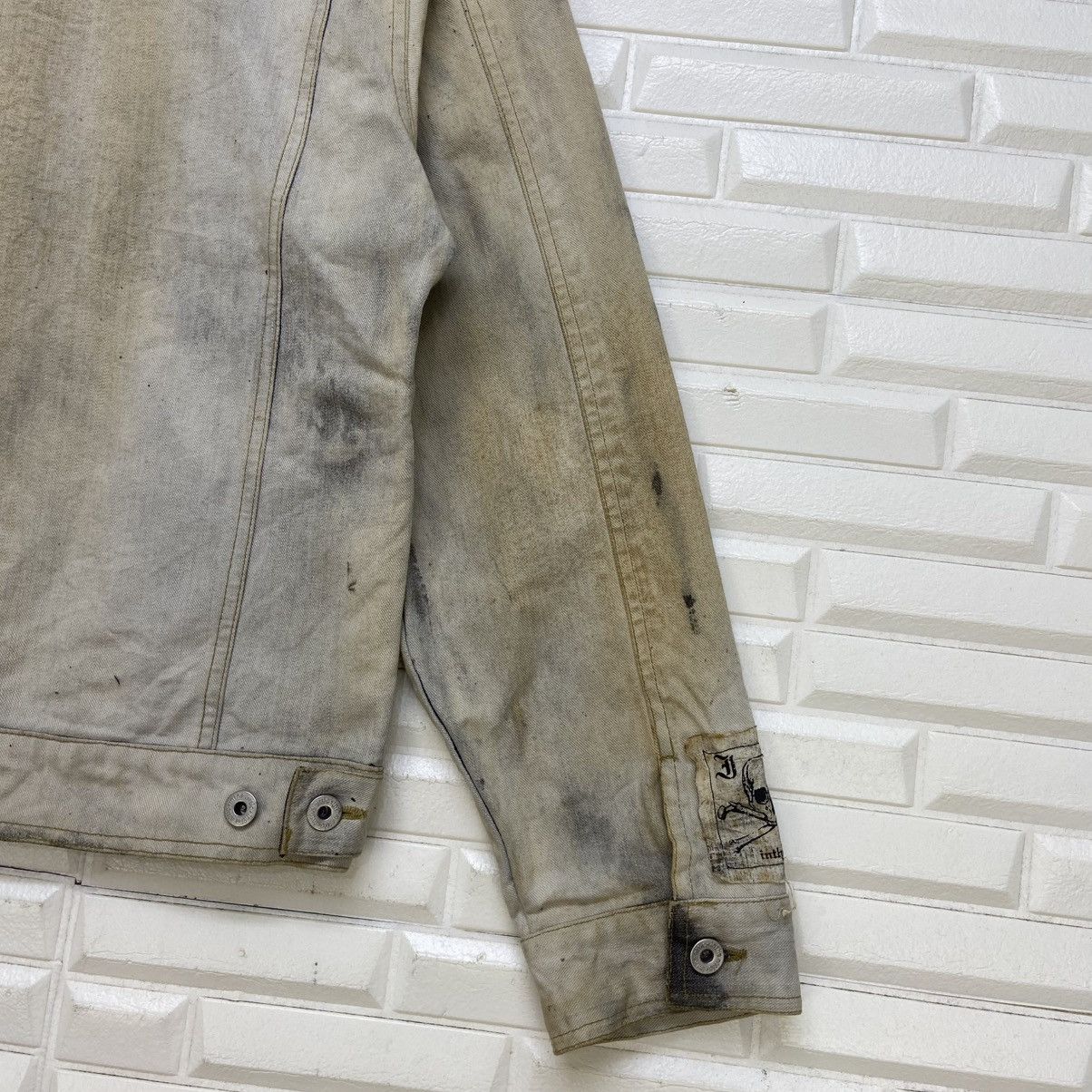In The Attic Skull Prisoners Punk Street Fashion Distressed Denim Trucker Size US S / EU 44-46 / 1 - 17 Thumbnail