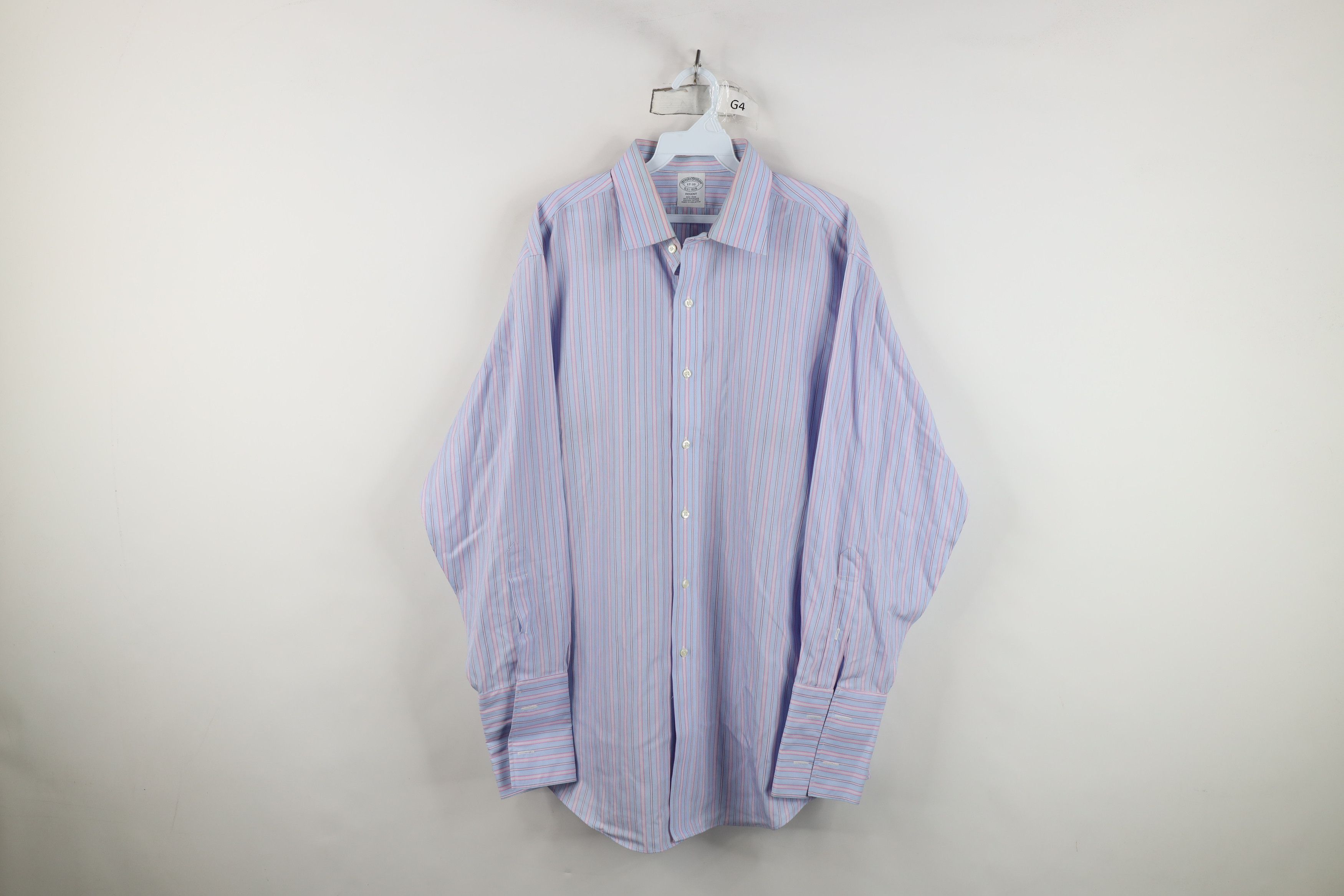 Brooks Brothers Vintage Brooks Brothers Cuff Striped Button Shirt Cotton Size US M / EU 48-50 / 2 - 1 Thumbnail