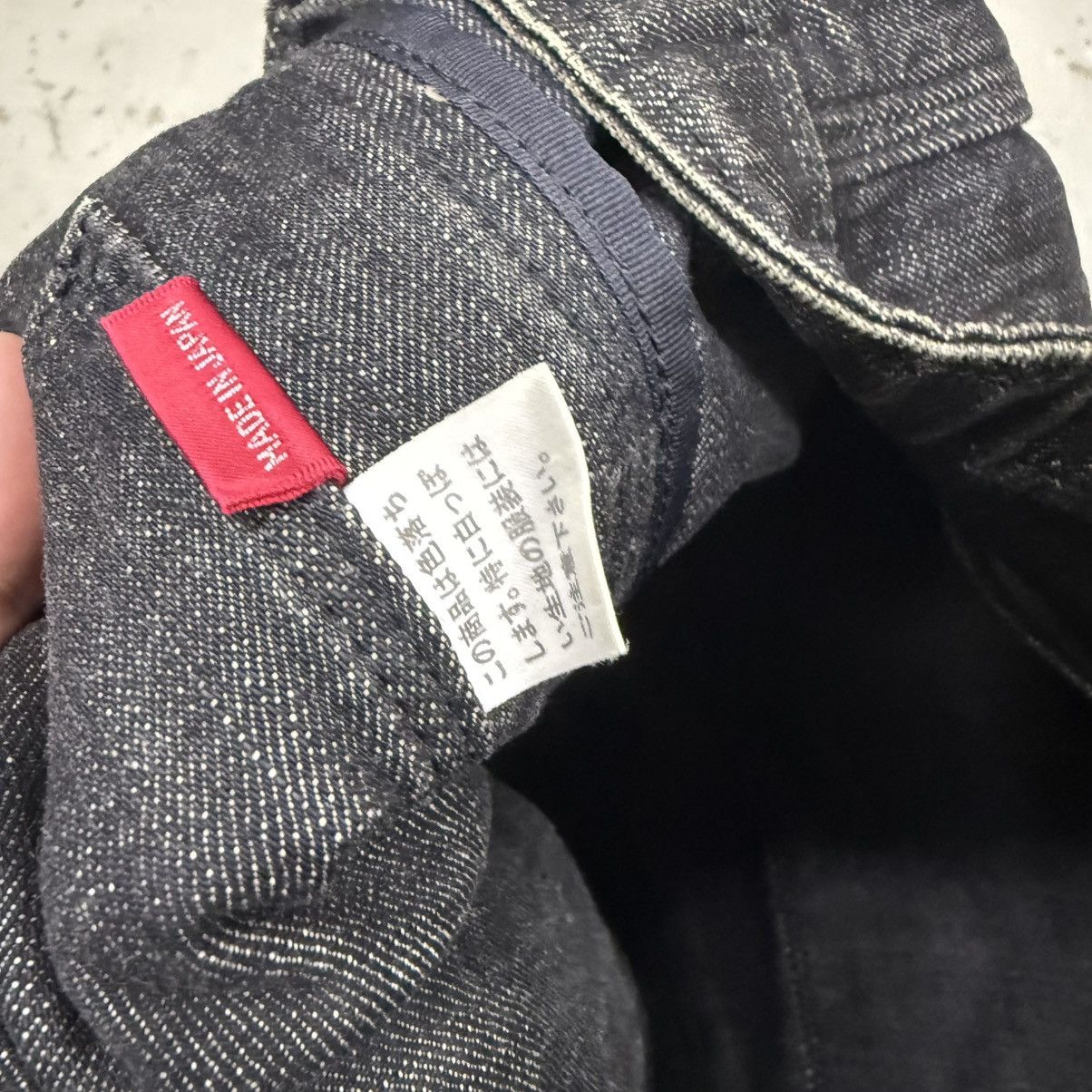 Porter Porter by Yoshida Made In Japan Raw Denim Tote Bag Size ONE SIZE - 6 Thumbnail