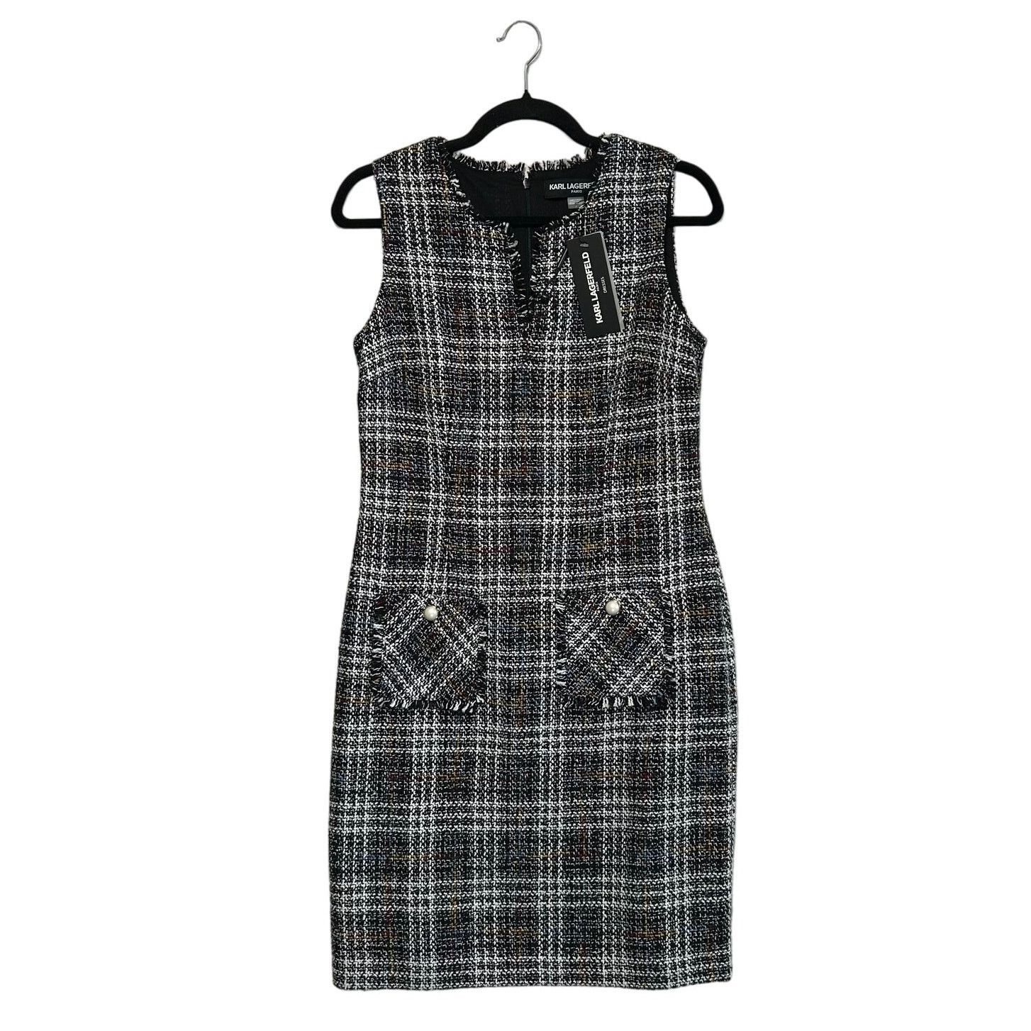 KARL LAGERFELD offers Tweed Shift Dress Sz 4