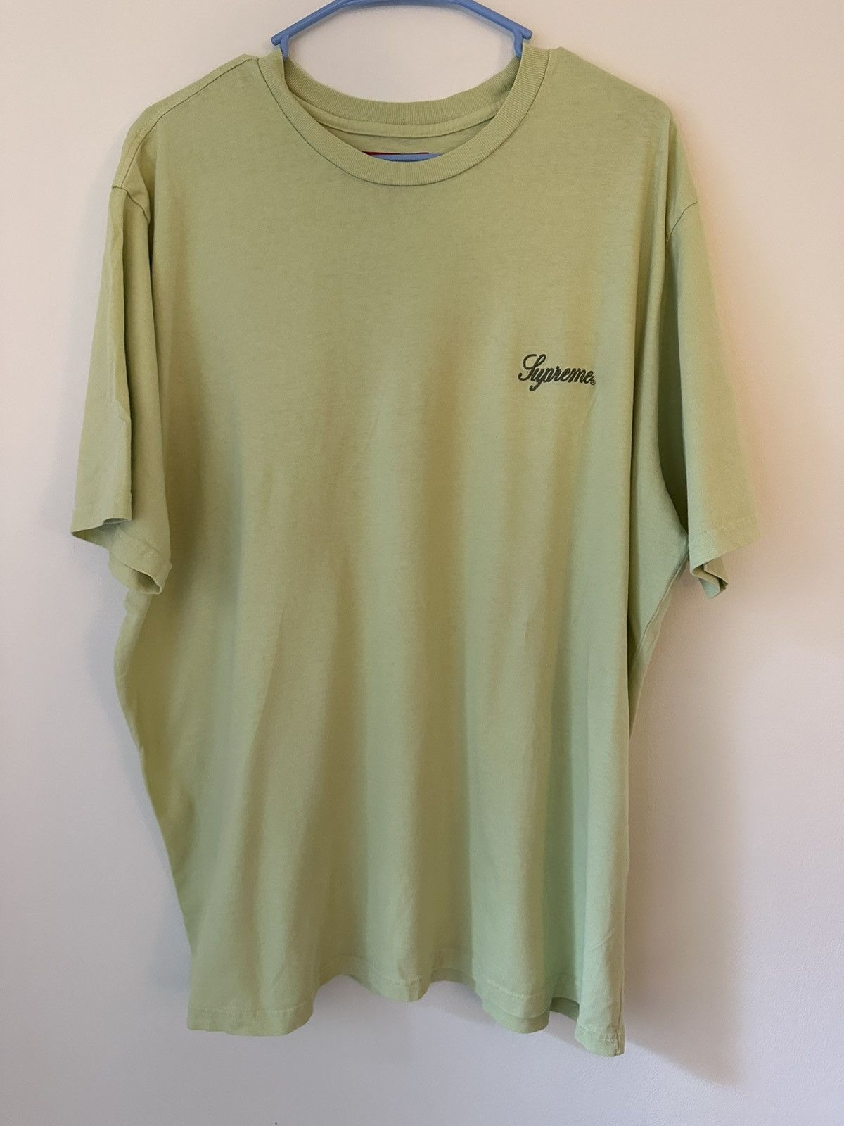 Supreme Supreme Washed Script S/S Top Tee Size US XL / EU 56 / 4 - 1 Thumbnail