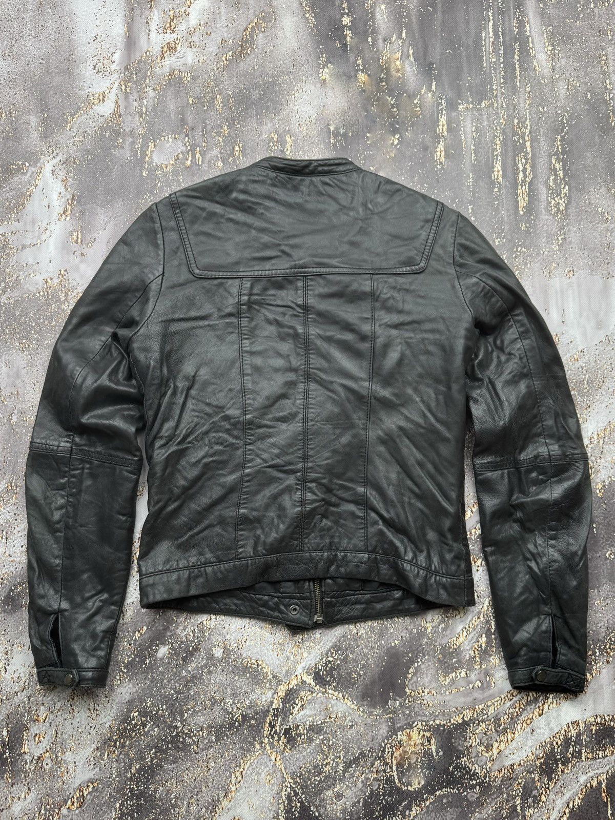 Genuine Leather Vintage Lamb Leather Biker Jacket Size S / US 4 / IT 40 - 9 Thumbnail