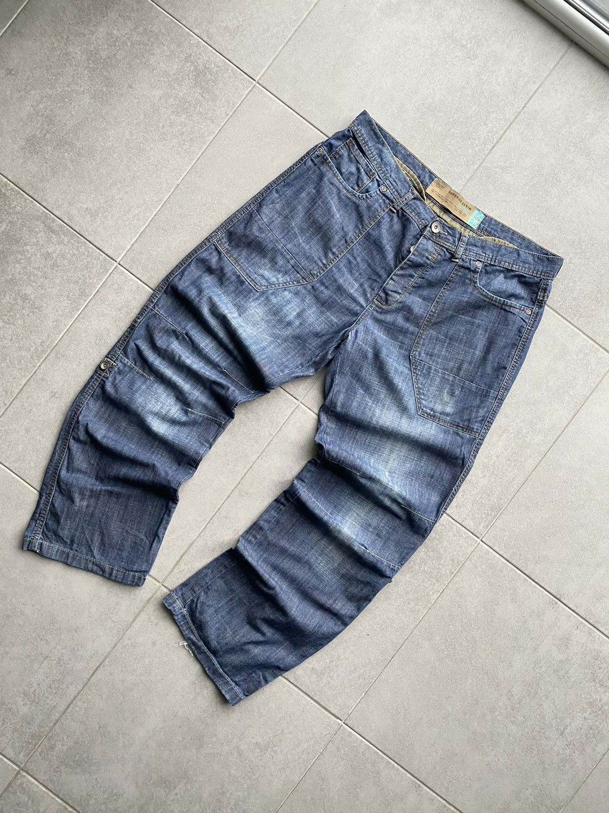 Vintage Vintage Y2K Blue Denim Jeans Size US 34 / EU 50 - 1 Thumbnail