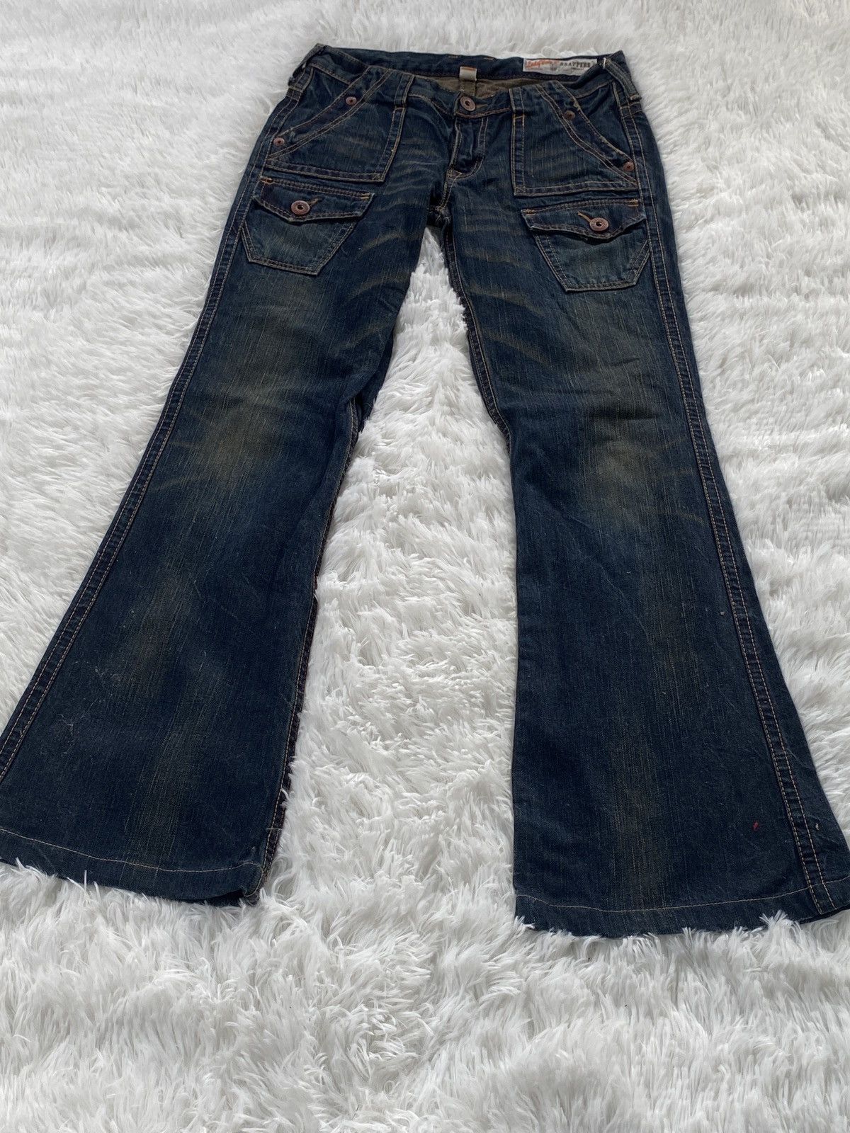 Vintage 🔥BINDING NOW🔥Vintage Jeans Brappers Bushpant bootcut denim Size 28" / US 6 / IT 42 - 2 Thumbnail