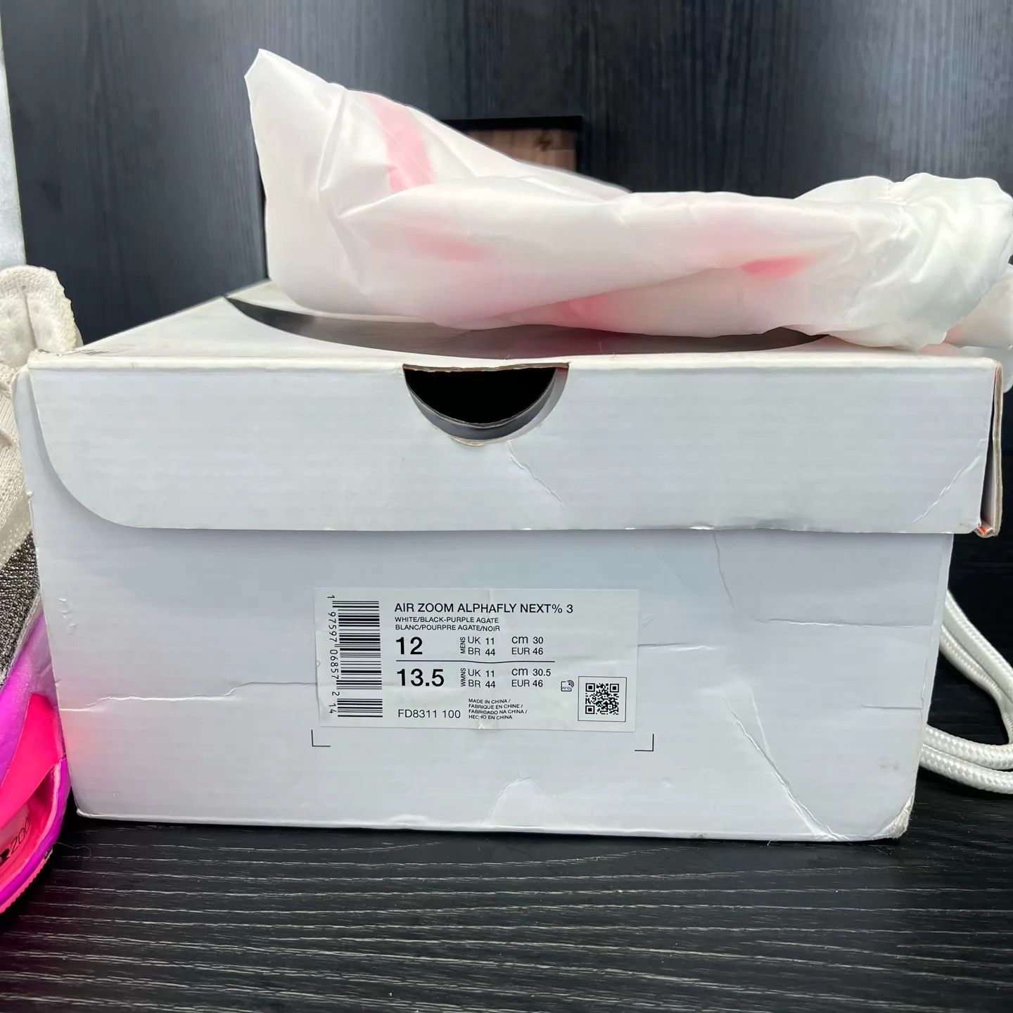 Nike Nike Alphafly Next%3 White Purple Size 46 Size US 13 / EU 46 - 9 Thumbnail