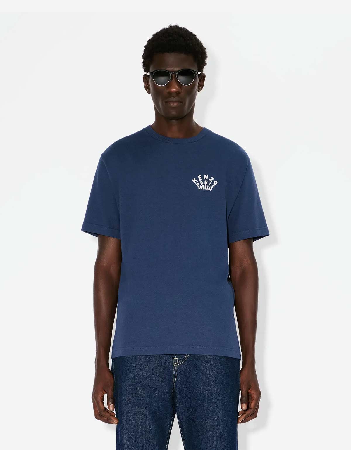 Kenzo Dragonfly Blue Embroidered T-Shirt