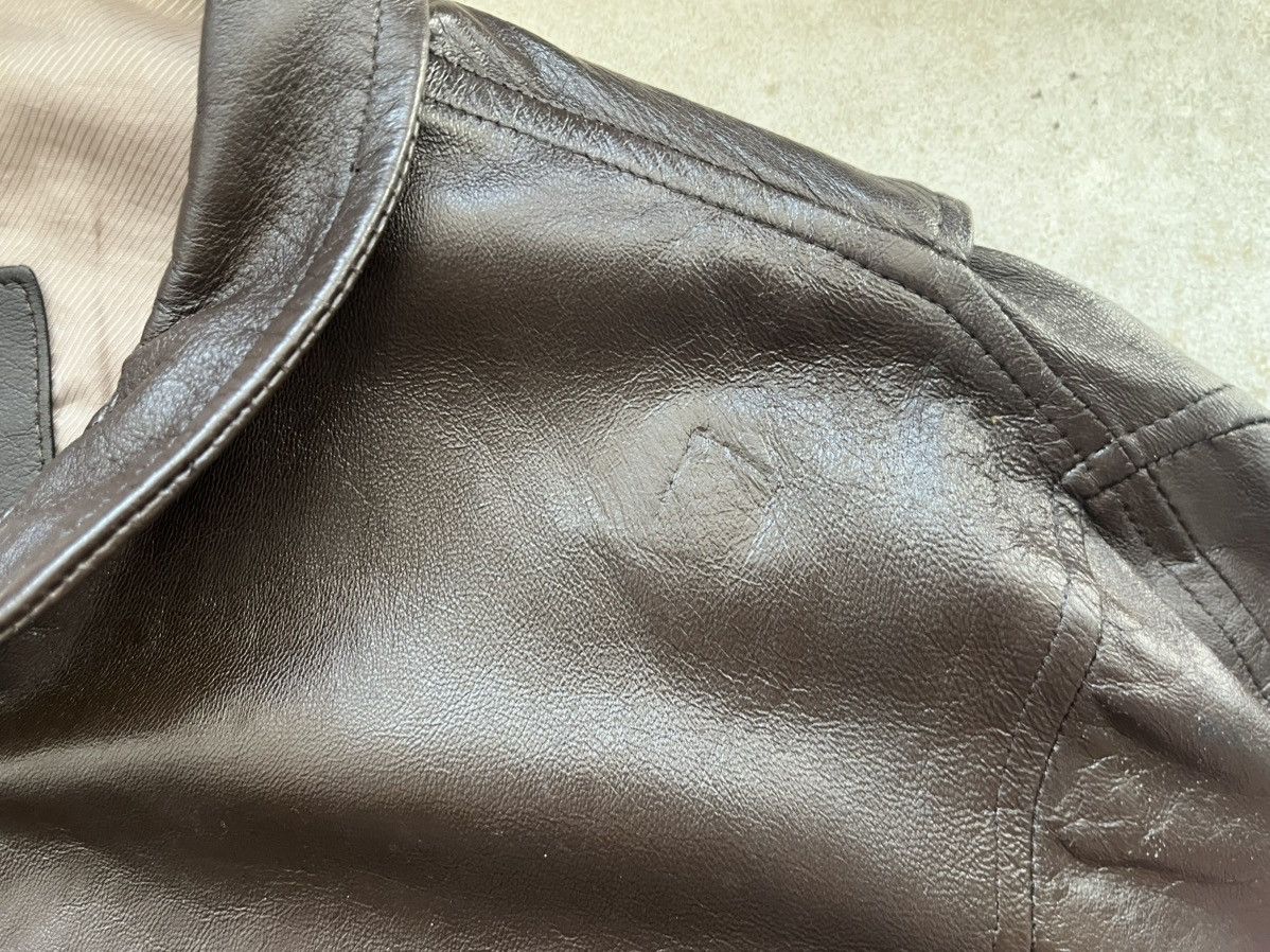 Emporio Armani Vintage Leather jacket Emporio Armani Collezioni Size US M / EU 48-50 / 2 - 6 Thumbnail