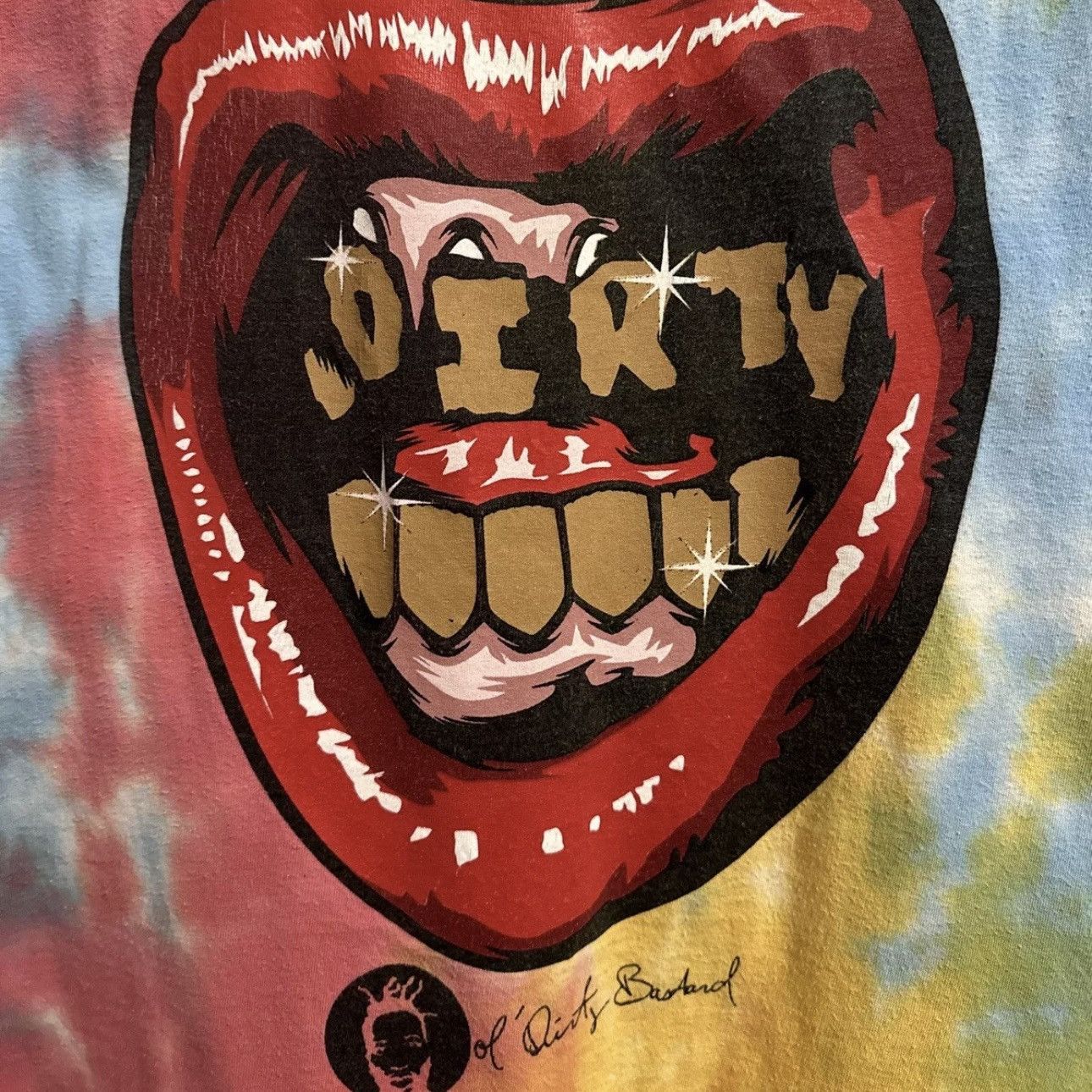 Band Tees × Rap Tees Ol Dirty Bastard ODB Official Licensed Tie Dye Small Rap Tee Size US S / EU 44-46 / 1 - 2 Thumbnail