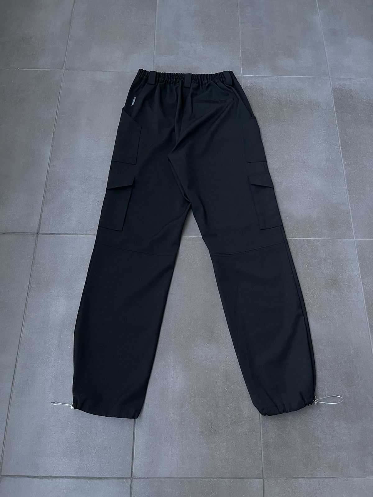 Han Kjobenhavn !DS! SS22 Han Kjobenhavn Cargo Black Wool Track Pants Size US 30 / EU 46 - 7 Thumbnail