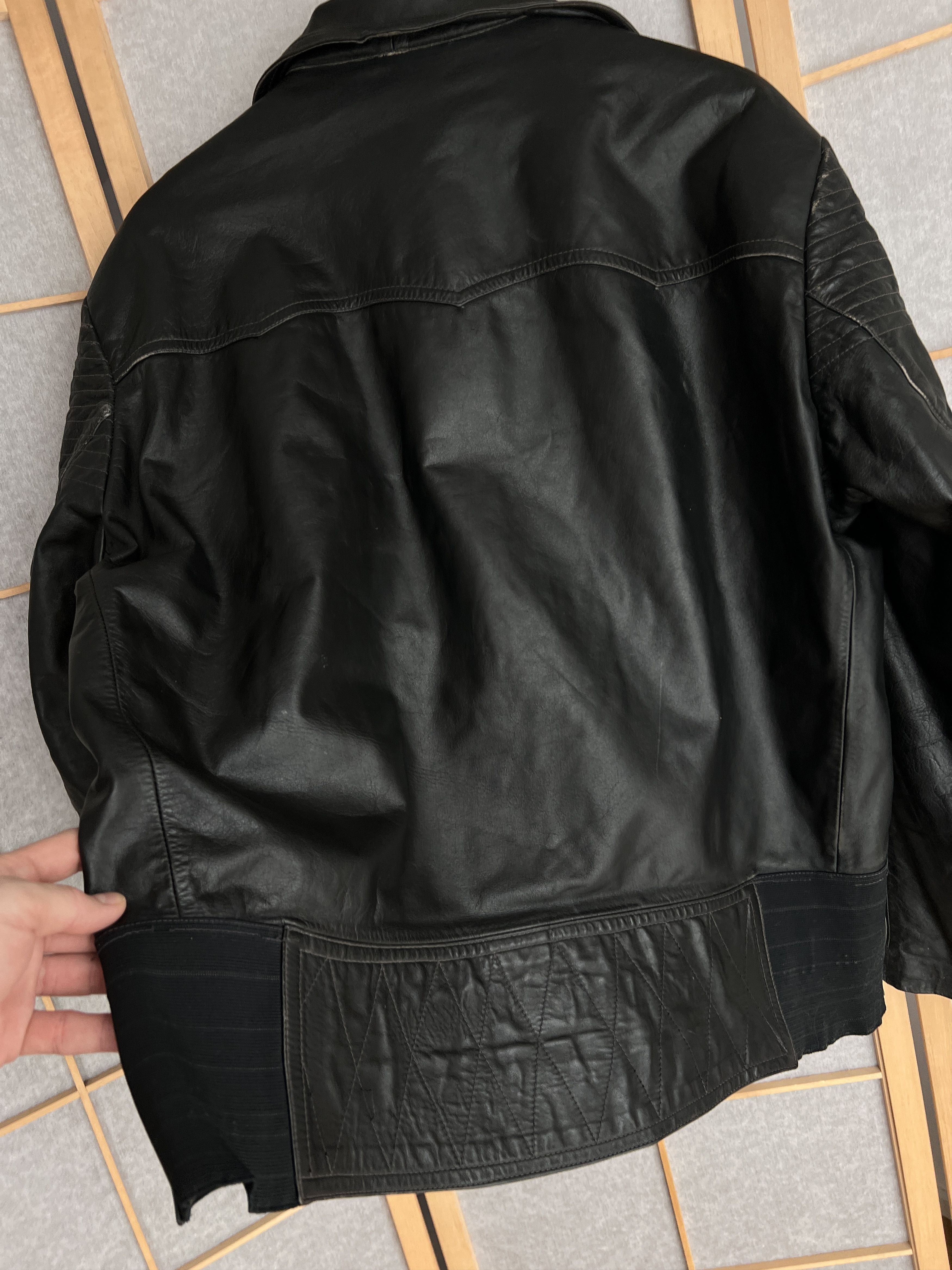 If Six Was Nine 14th Addiction balenciaga style leather jacket biker bomber Size US L / EU 52-54 / 3 - 16 Thumbnail