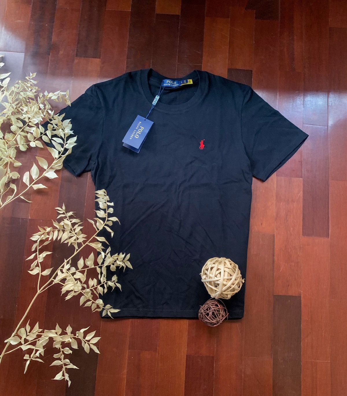 Ralph Lauren 🖤 Ralph Lauren Black Basic T-Shirt with Chest Logo | Size S Size US S / EU 44-46 / 1 - 1 Thumbnail