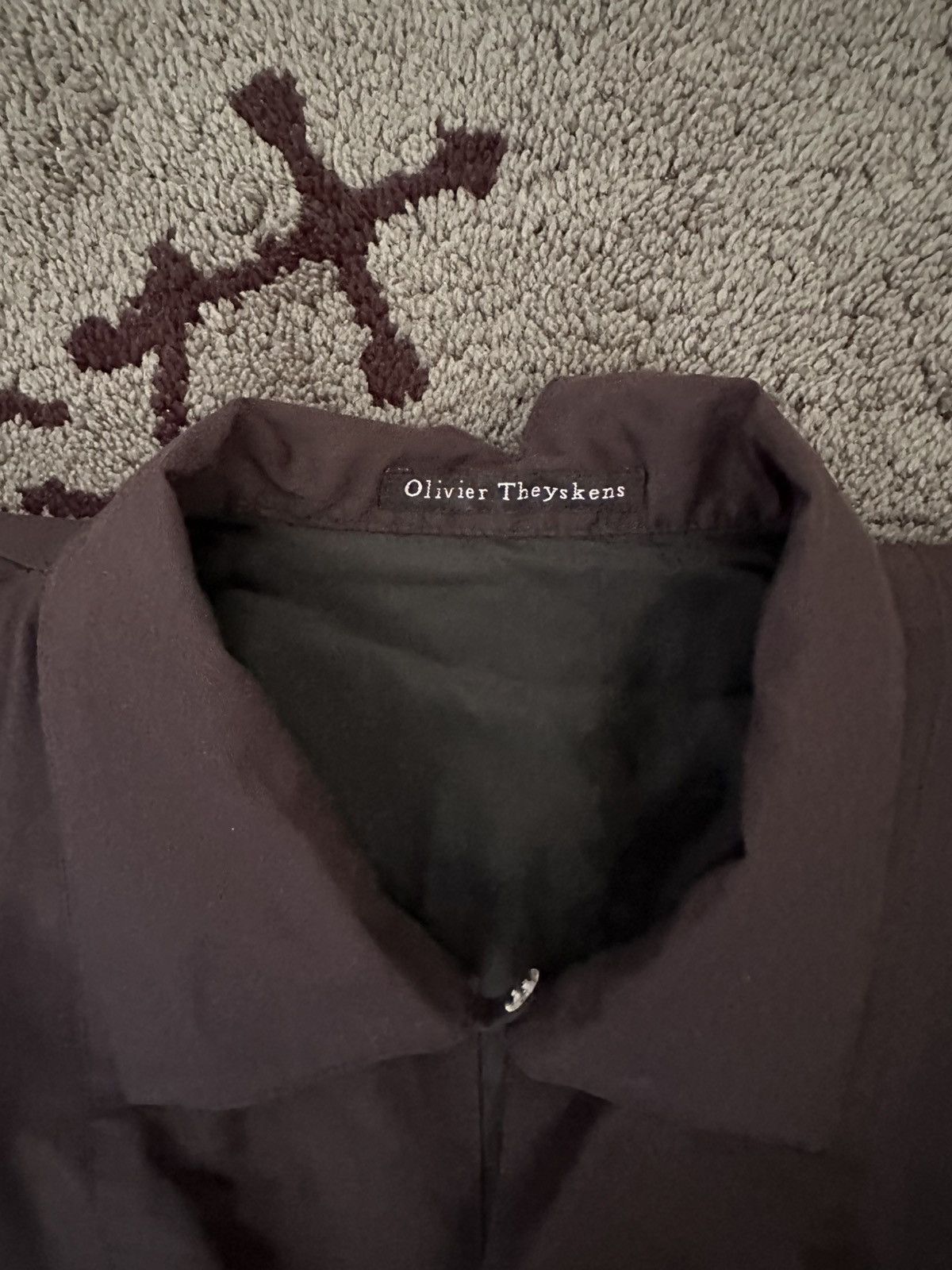 Olivier Theyskens Archive Olivier Theyskens Spring 1999 Collared Dress Vintage Size XL / US 12-14 / IT 48-50 - 4 Thumbnail