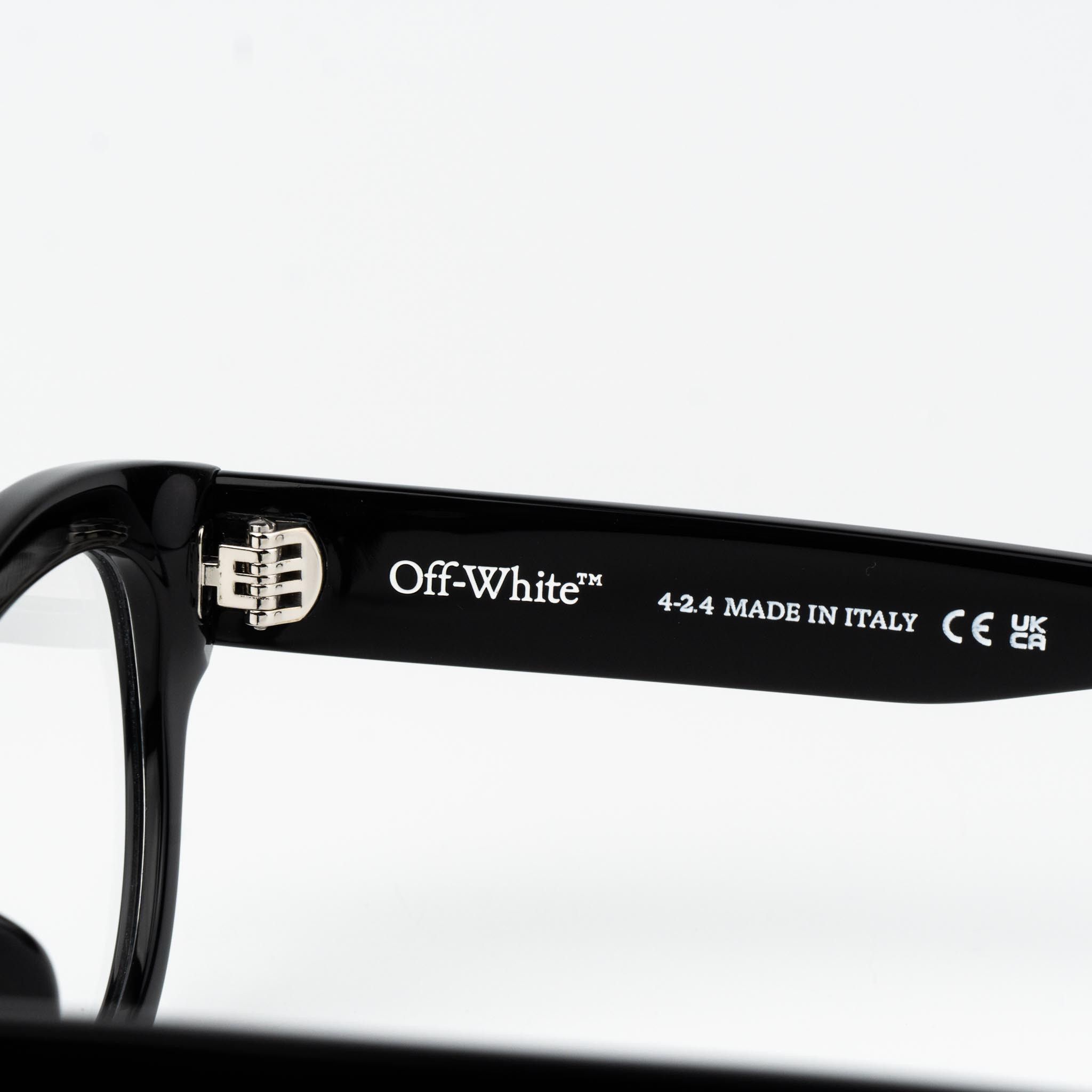 Off-White Off-White STYLE 76 Eyeglasses OERJ076 1000 NEW AUTHENTIC Size ONE SIZE - 8 Thumbnail