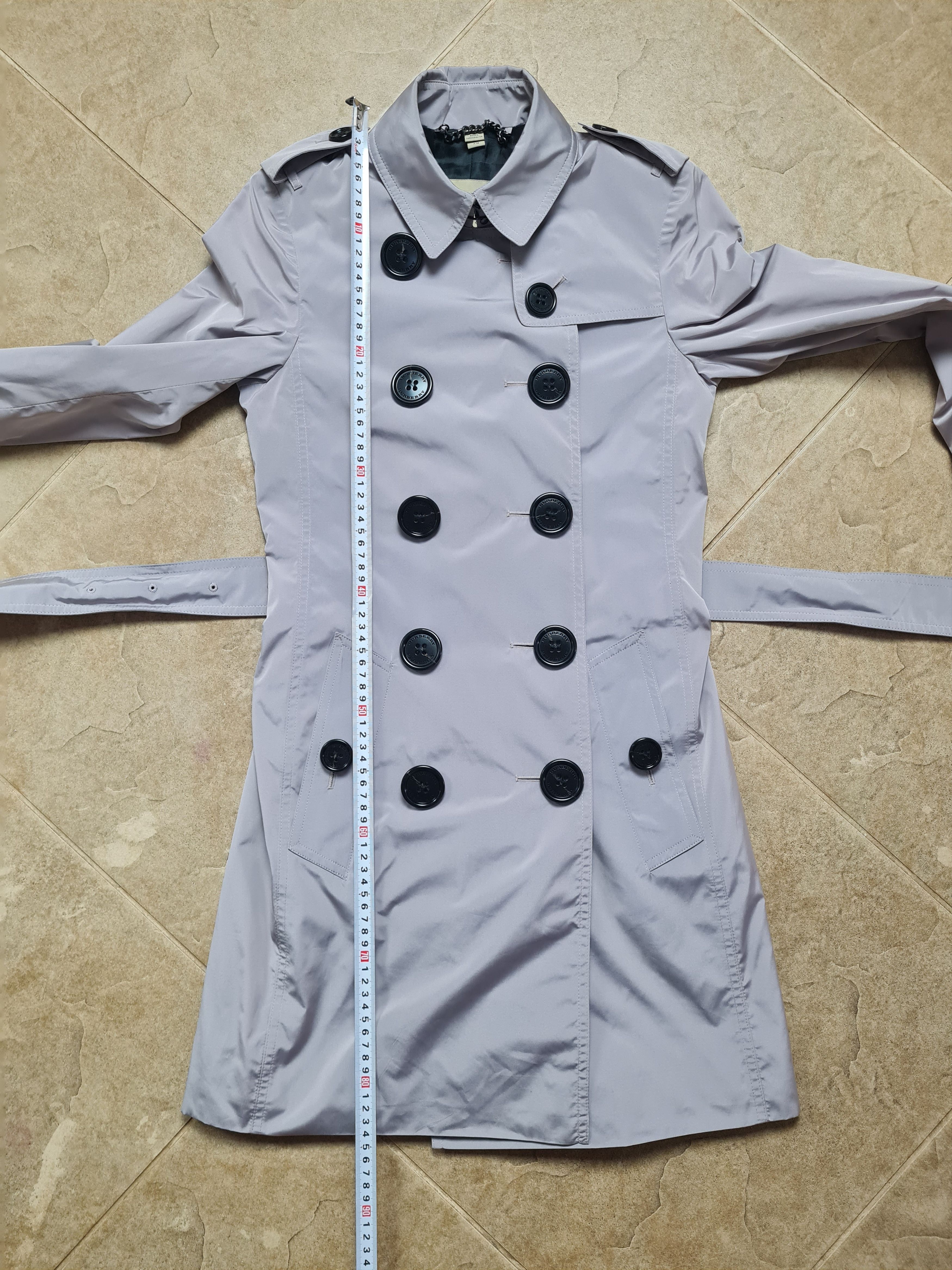 Burberry Burberry Trench Coat Size/S Cotton Blend Nova check Gray Size S / US 4 / IT 40 - 8 Thumbnail