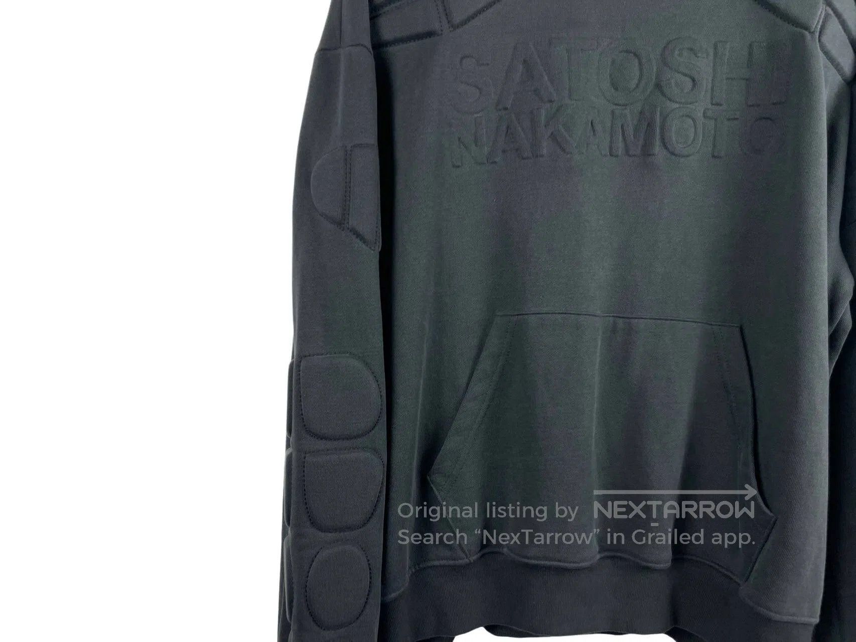 Satoshi Nakamoto Satoshi Nakamoto Motorcycle Armor Embossed Hoodie Size US XL / EU 56 / 4 - 4 Thumbnail