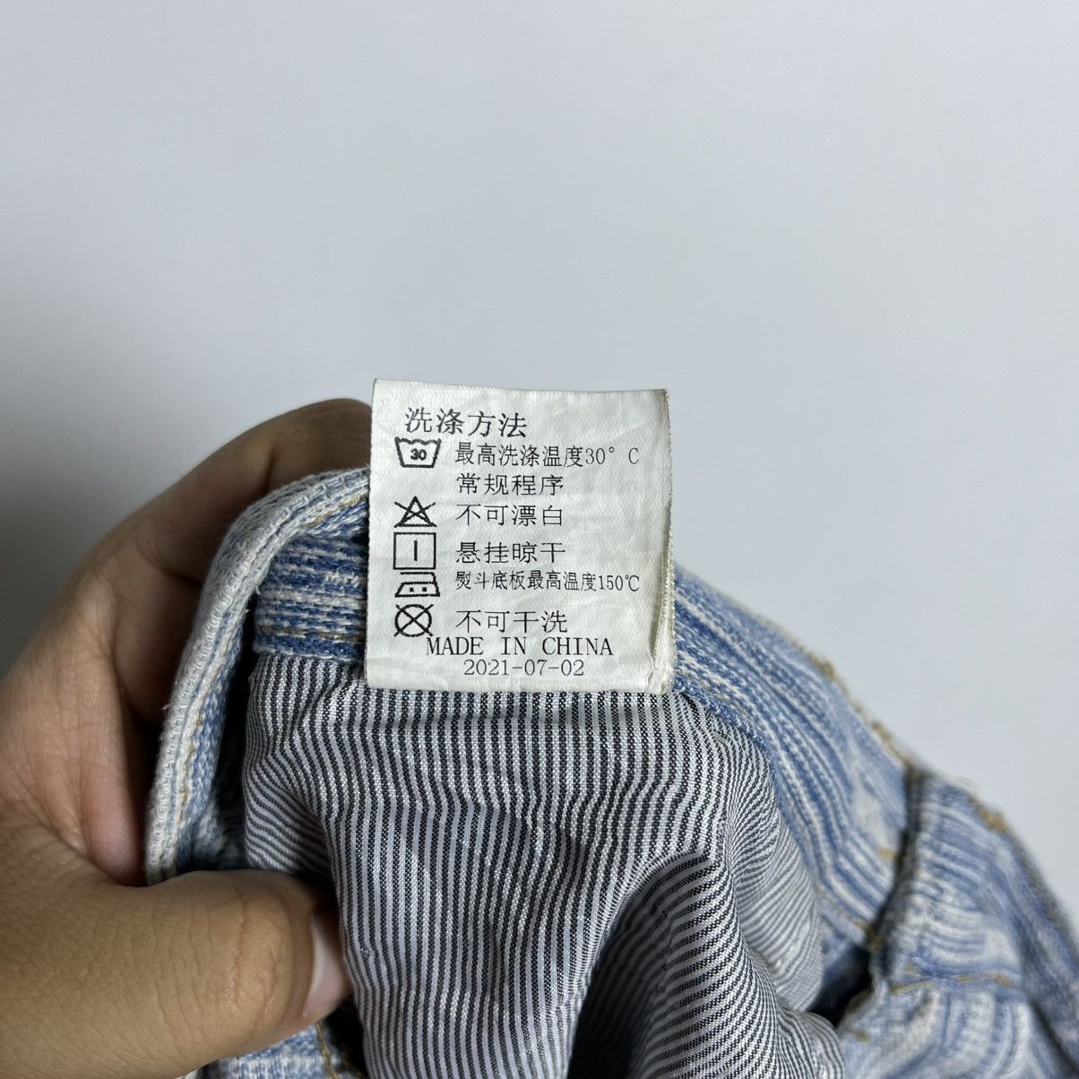 Japanese Brand Vintage Crazy Distressed Jeans Baggy Japanesse Y2K Size US 31 - 9 Thumbnail