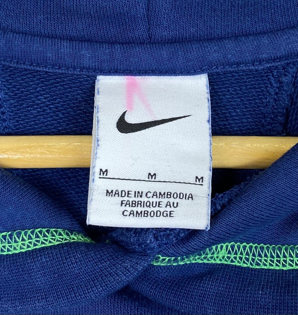 Nike Nike Brasil Soccer Football Hoodie Size M Blue Long Sleeve Size US M / EU 48-50 / 2 - 4 Thumbnail