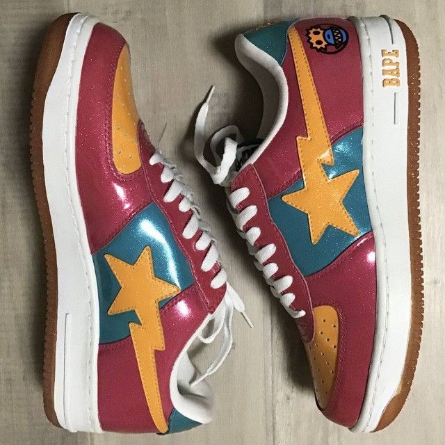Bape × Nigo Glitter BAPE STA sneakers a bathing ape shoes NIGO Size US 10 / EU 43 - 3 Thumbnail