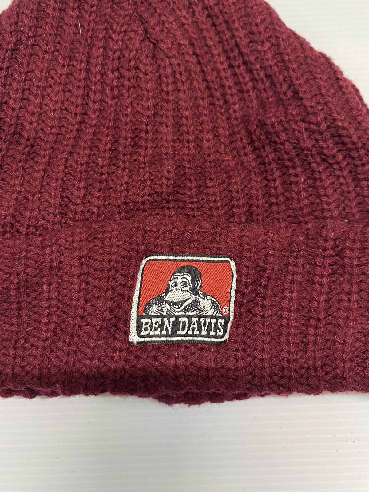 Ben Davis Ben Davis Small Patches Knitted Beanie Hat Size ONE SIZE - 2 Thumbnail