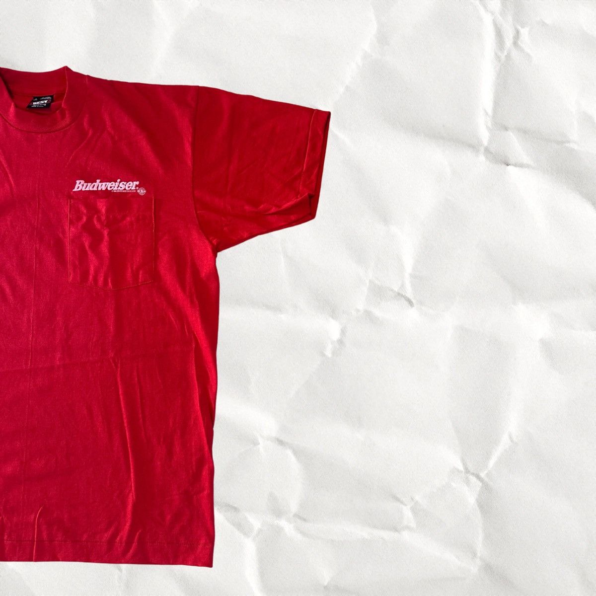 Budweiser × Vintage VINTAGE Classic 90’s Budweiser T-Shirt 🍻❤️ Size US L / EU 52-54 / 3 - 3 Thumbnail