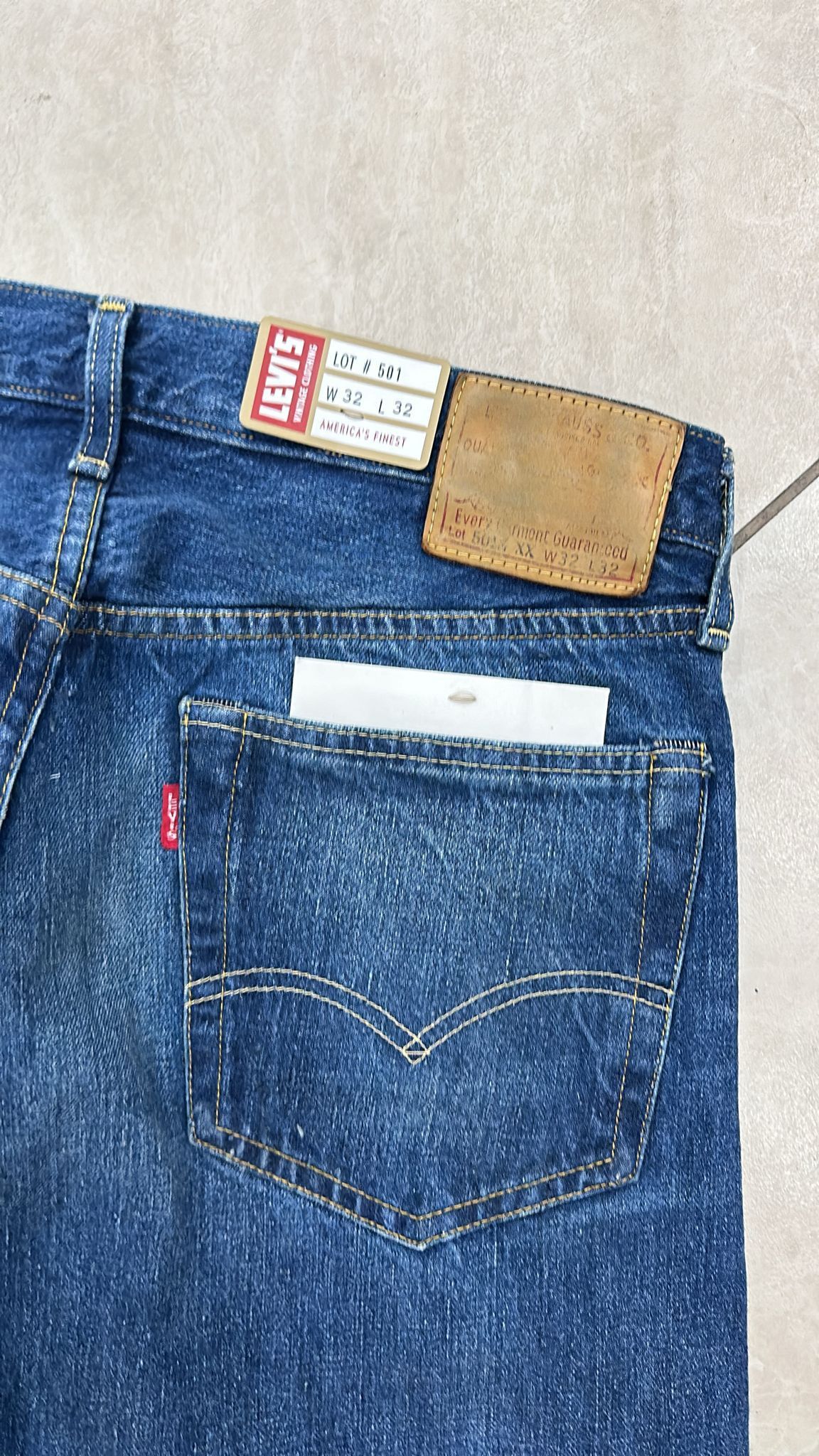 Levi's Vintage Clothing LVC Levi's Vintage Clothing 1954 501XX BigE Selvedge Jeans Size US 32 / EU 48 - 5 Thumbnail