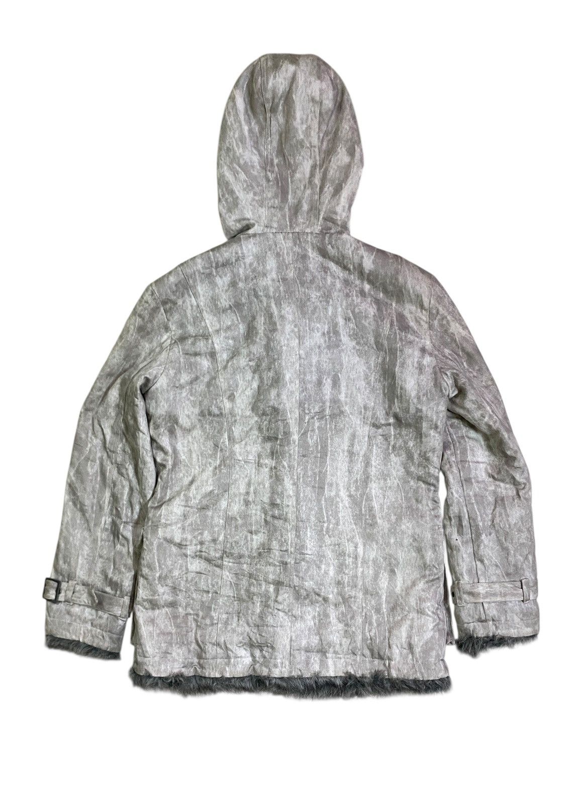 BERNINGS SHO Very Rare Vintage Brand Bernings Sho Fur Waxed Parka 1990s Size US M / EU 48-50 / 2 - 2 Thumbnail