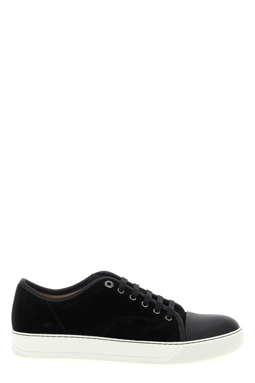 LANVIN DBB1 Black Suede Sneakers New & Authentic