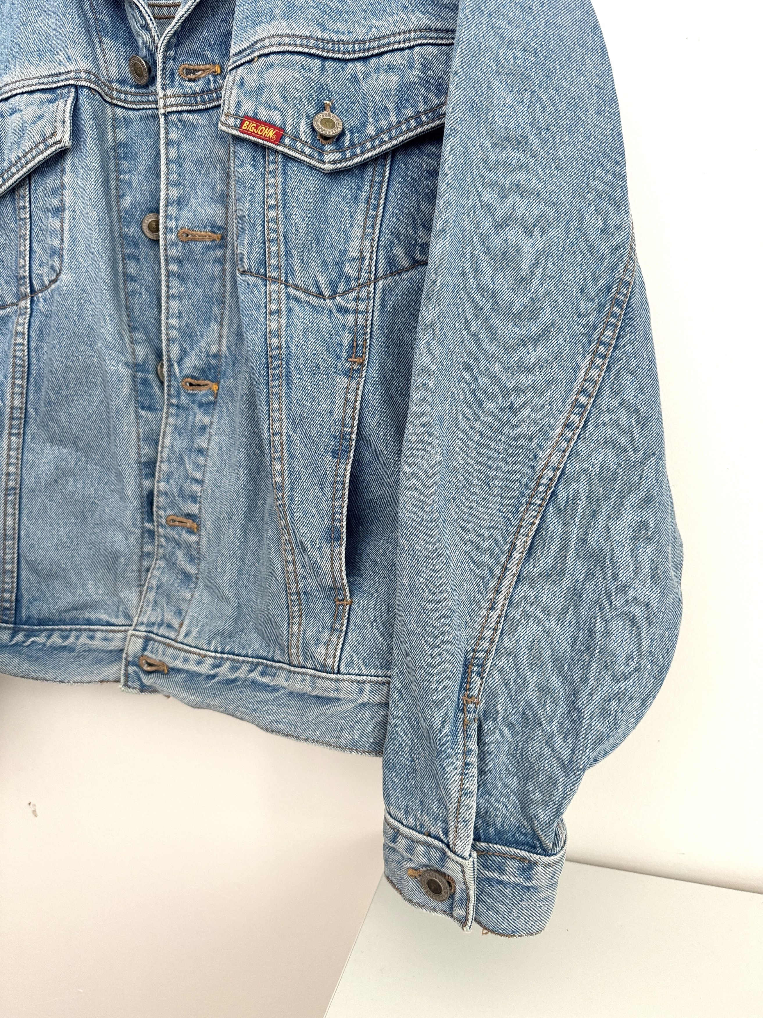 Big John Vintage Big John Denim Jacket Made in Japan Size L Size US L / EU 52-54 / 3 - 3 Thumbnail