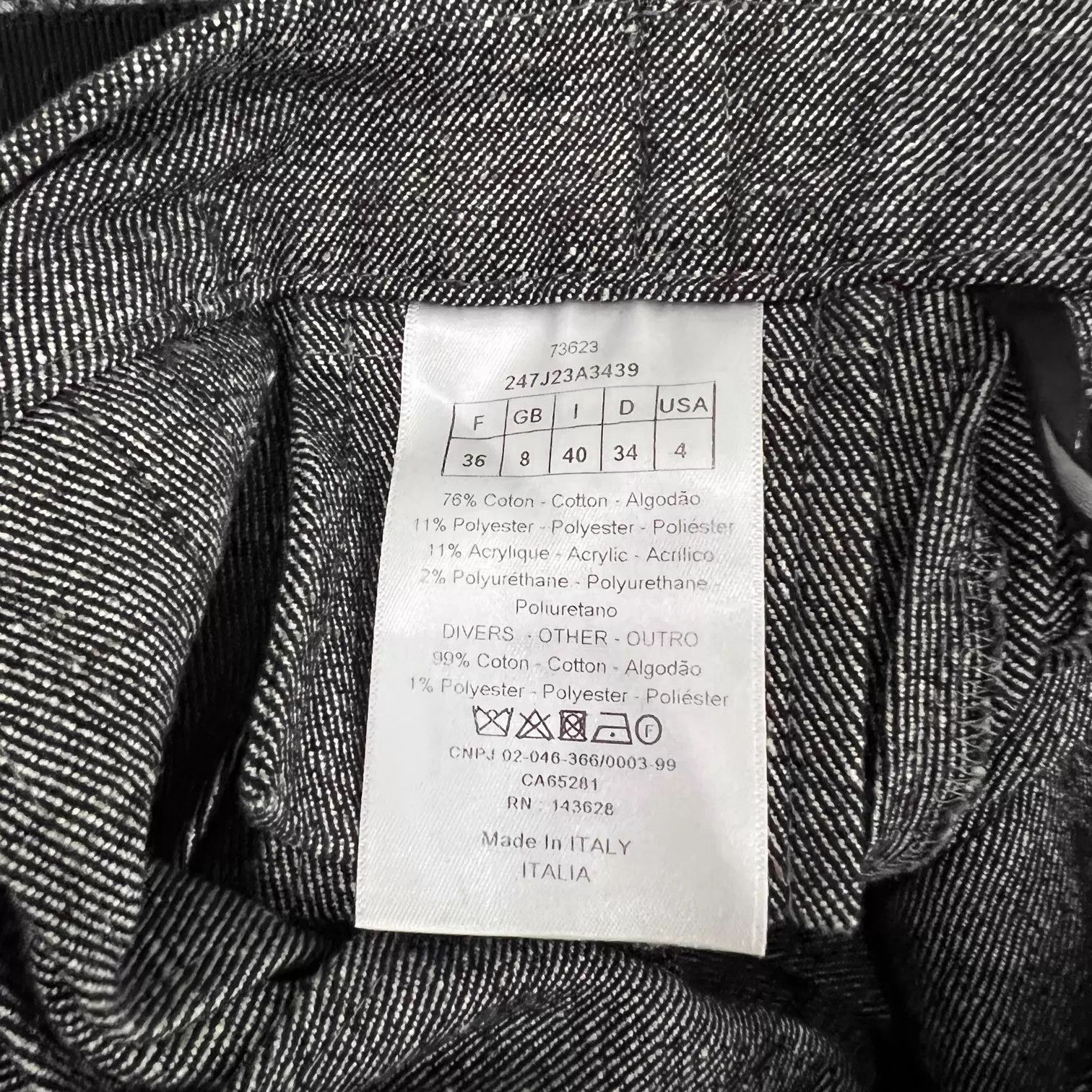 Dior Dior waist adjust gray pleated skirt 36 99 new Size 26" / US 2 / IT 38 - 5 Thumbnail