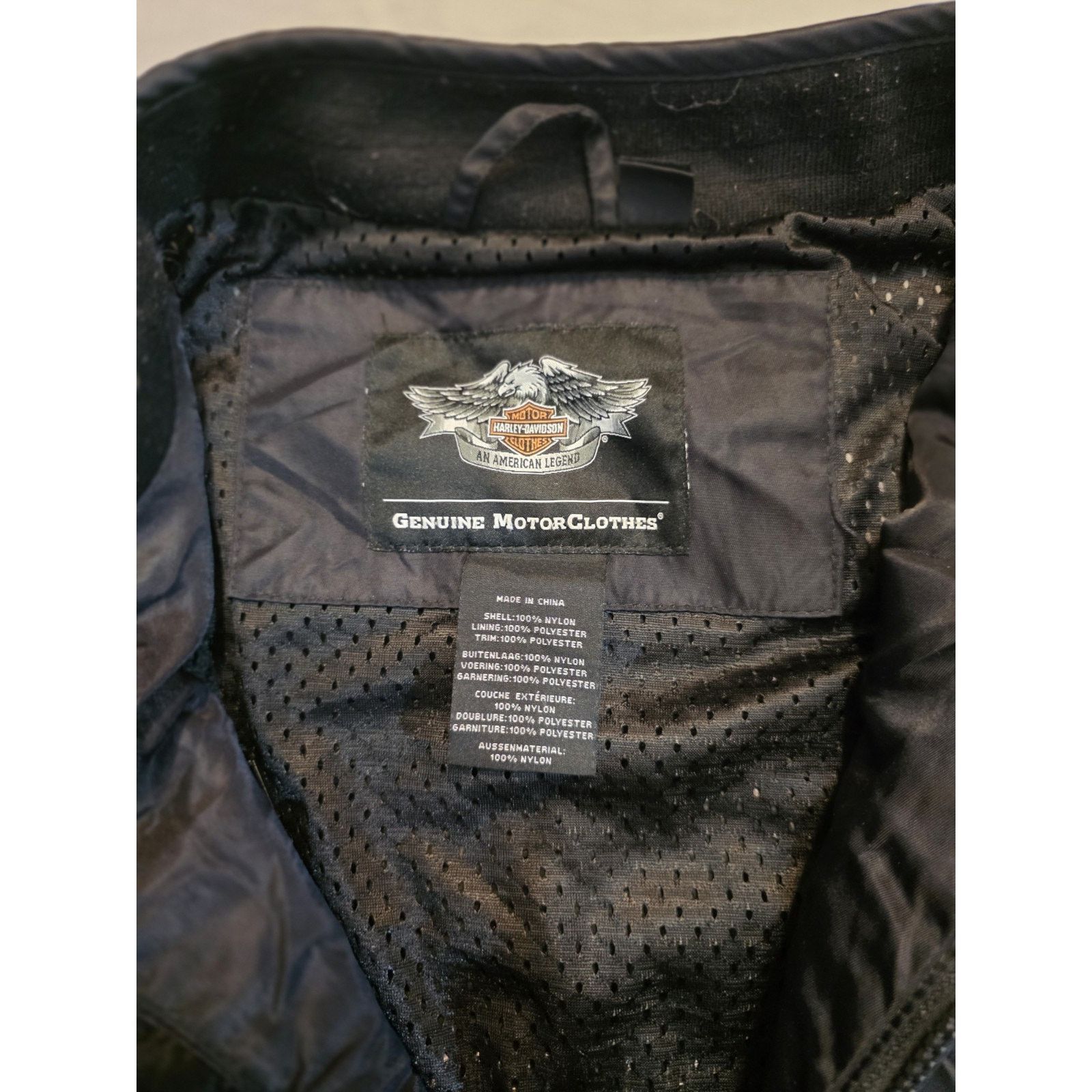 Harley Davidson Harley-Davidson Motorcycle Jacket Men's Black & Gray Size US L / EU 52-54 / 3 - 6 Thumbnail