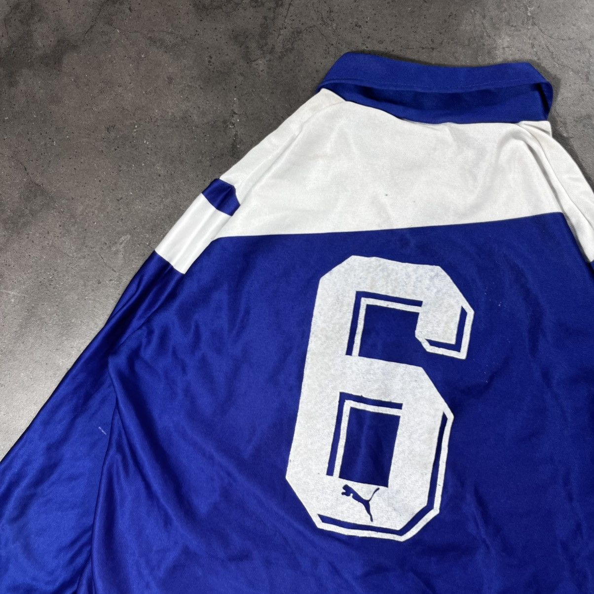 Puma Vintage 90s Puma Retro Longsleeve Blokecore Template Jersey Size US L / EU 52-54 / 3 - 10 Thumbnail
