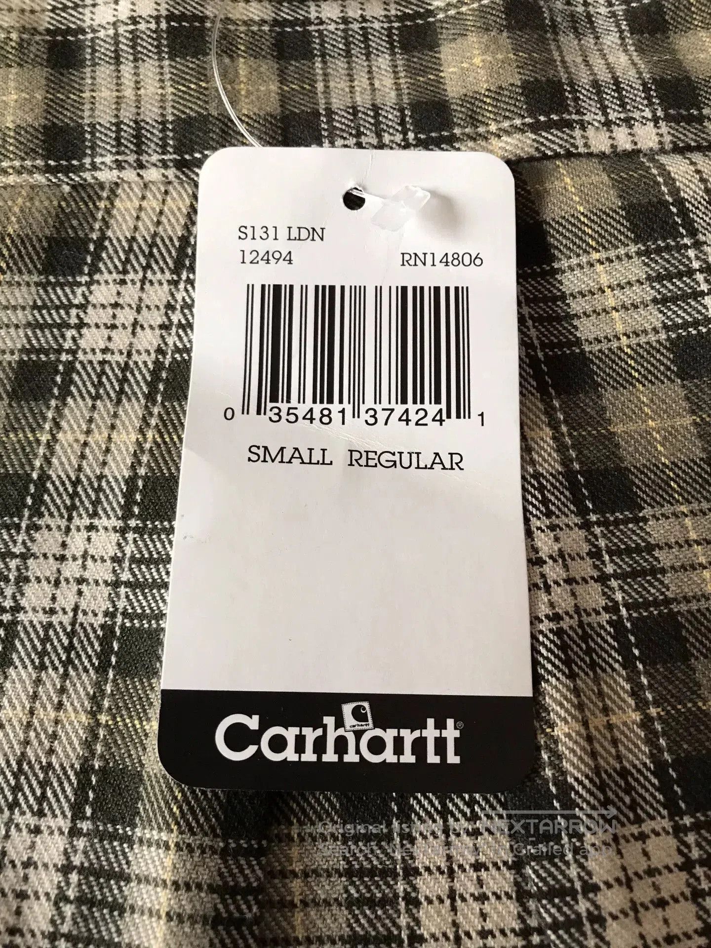 Carhartt Carhartt S131 LDN Flannel Work Shirt. Size US S / EU 44-46 / 1 - 8 Thumbnail