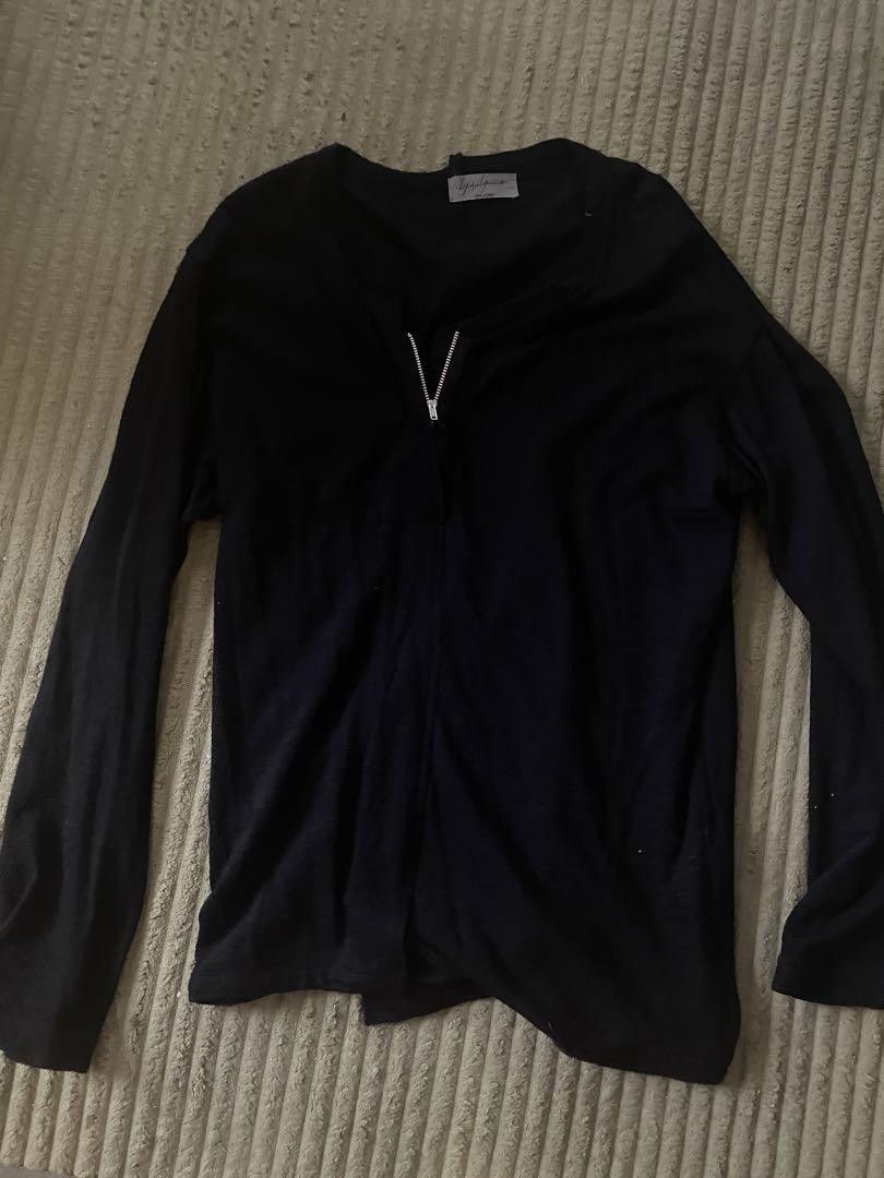Yohji Yamamoto YOHJI YAMAMOTO 00AW ZIPPED KNIT Size US XL / EU 56 / 4 - 2 Thumbnail