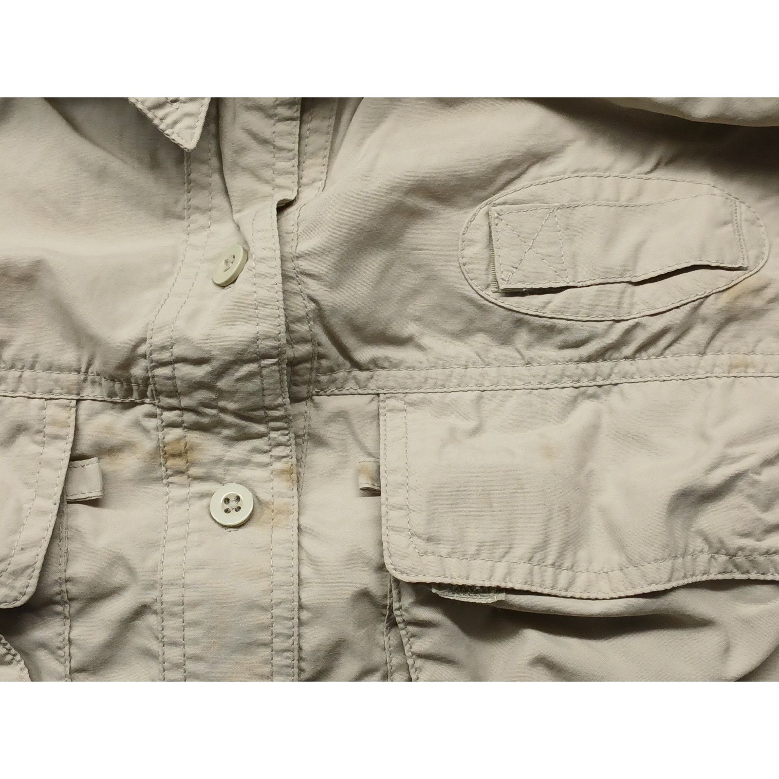 Cabelas Cabelas Hunting (Small) Beige Rain Resistant Button Shirt Size US S / EU 44-46 / 1 - 7 Thumbnail