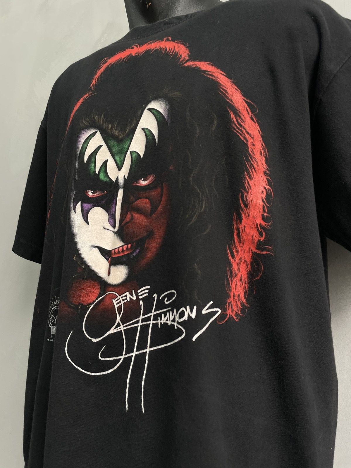 KISS Rare 90s KISS band tour t shirt Gene simmons tee Size US L / EU 52-54 / 3 - 4 Thumbnail