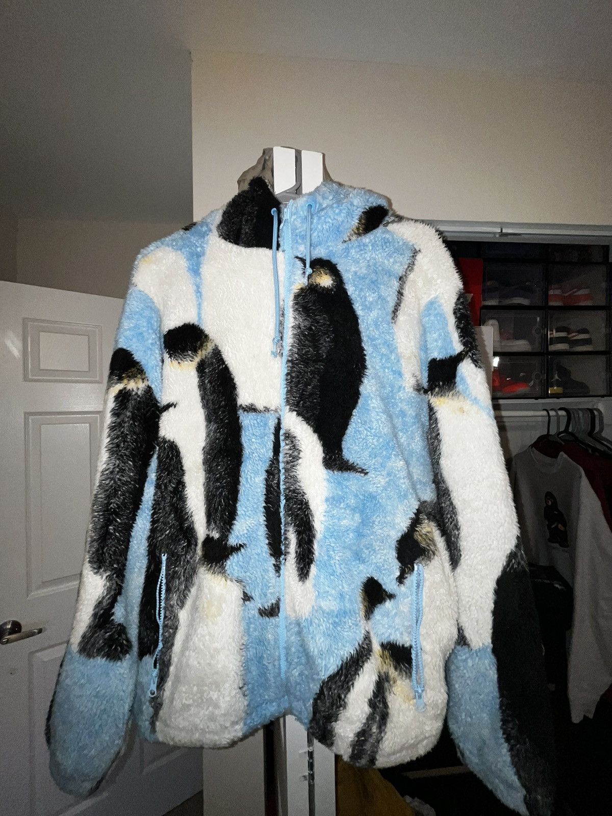 超歓迎された Supreme Penguins Hooded Fleece Jacket | www ...