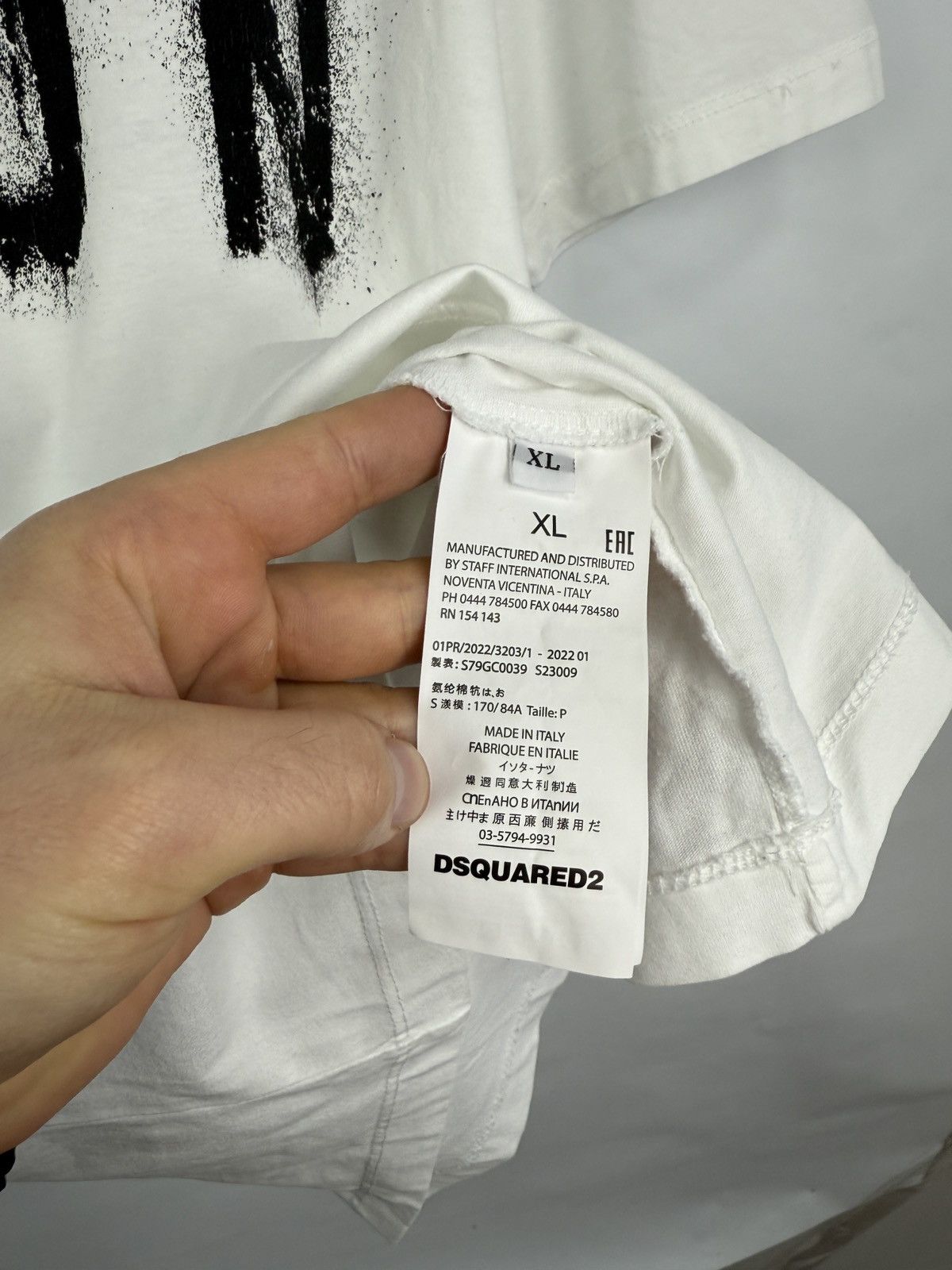 Dsquared2 🇮🇹 Y2K Dsquared2 Icon Big Logo T-Shirt Rare Retro Hype Size US XL / EU 56 / 4 - 6 Thumbnail