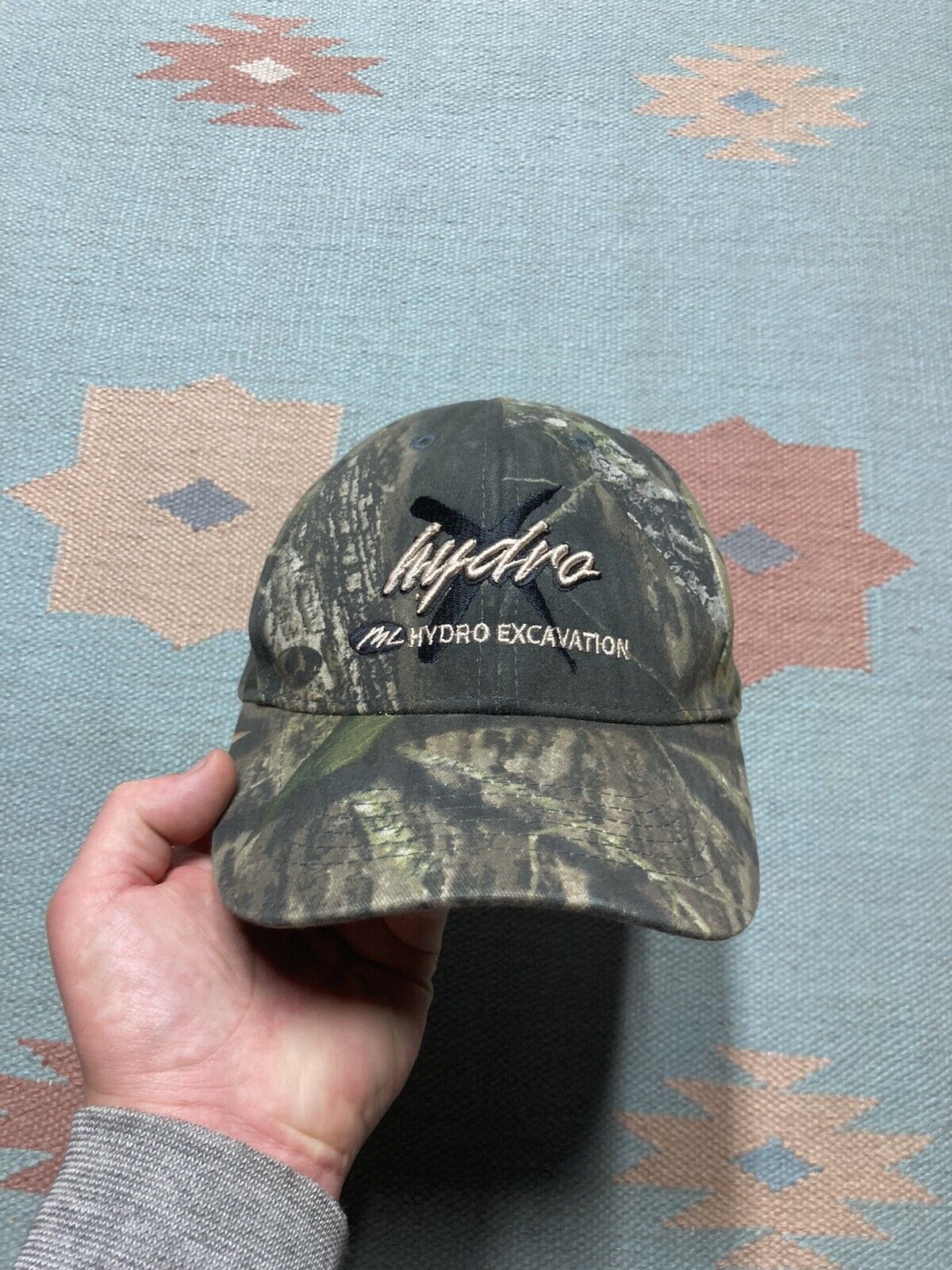 Realtree × Vintage VTG strapback hat camo hydro excavation Michigan realtree Size ONE SIZE - 2 Thumbnail