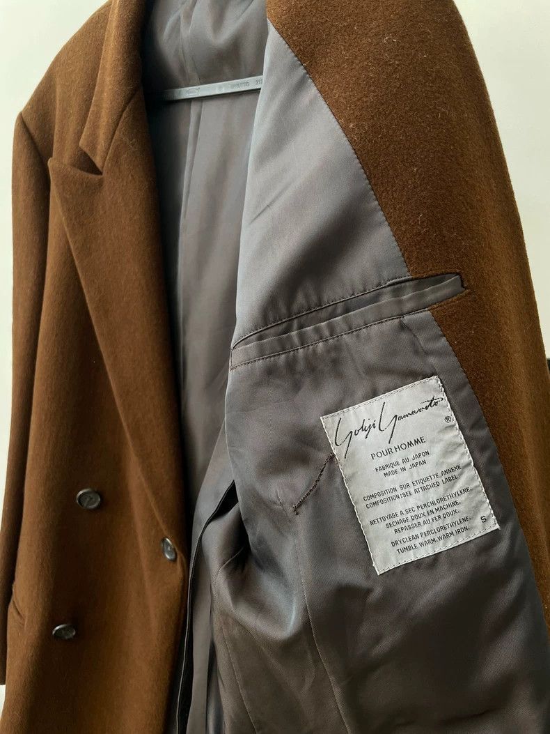 Yohji Yamamoto Yohji Yamamoto Double-breasted brown blazer jacket Size US S / EU 44-46 / 1 - 5 Thumbnail