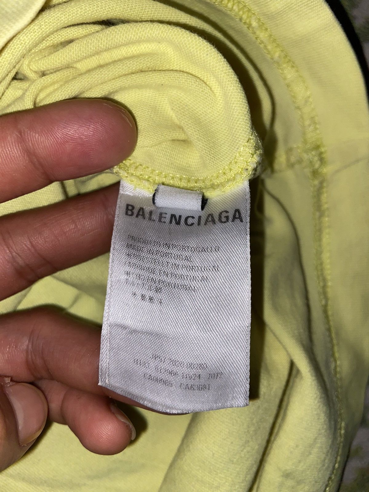Balenciaga BALENCIAGA FW20 CREW SPELL OUT TEE Size US XS / EU 42 / 0 - 7 Thumbnail