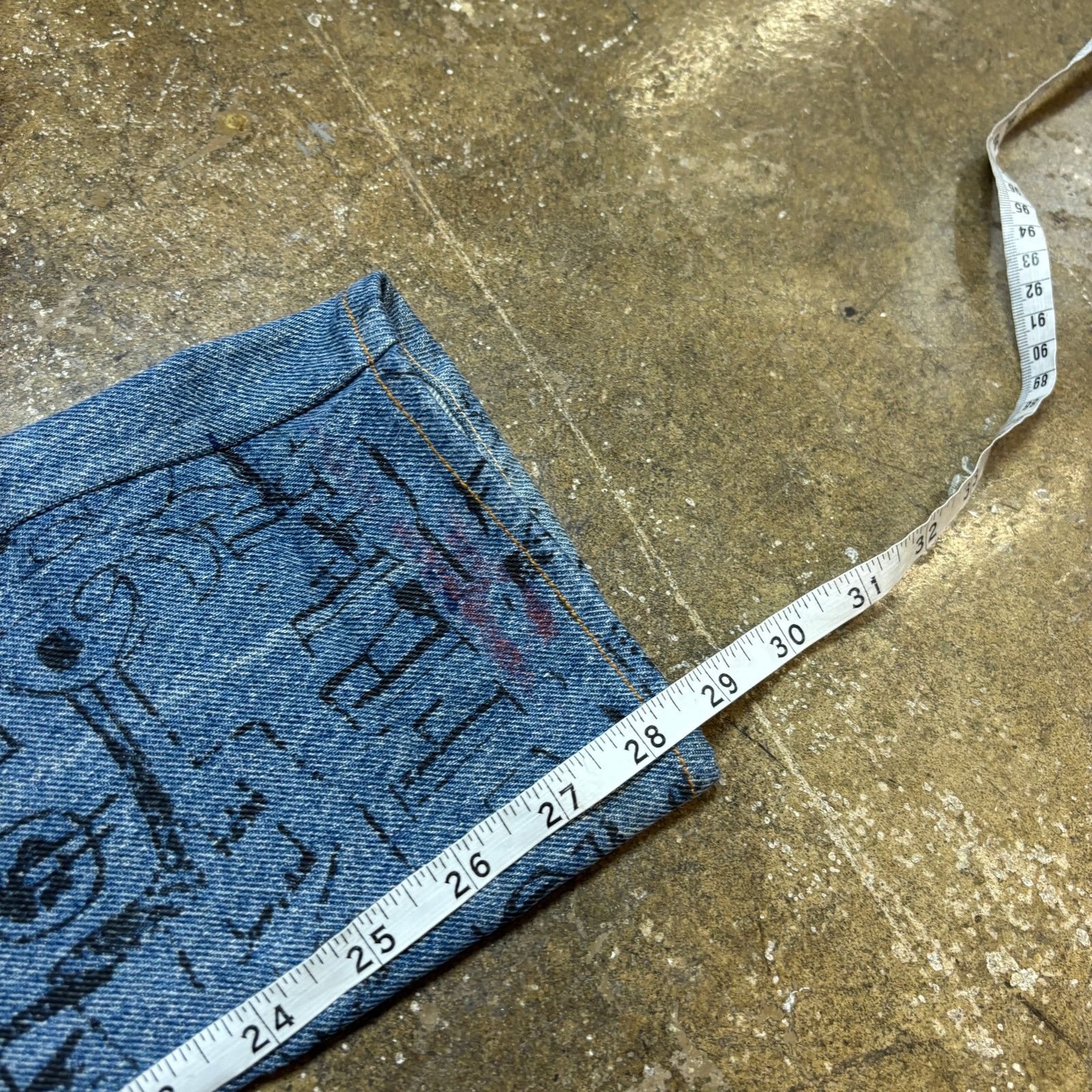 Levi's × Vintage Vintage 80s Levi's 505 Orange Tab Custom Jeans 36x36 (33x29) Size US 33 - 8 Thumbnail