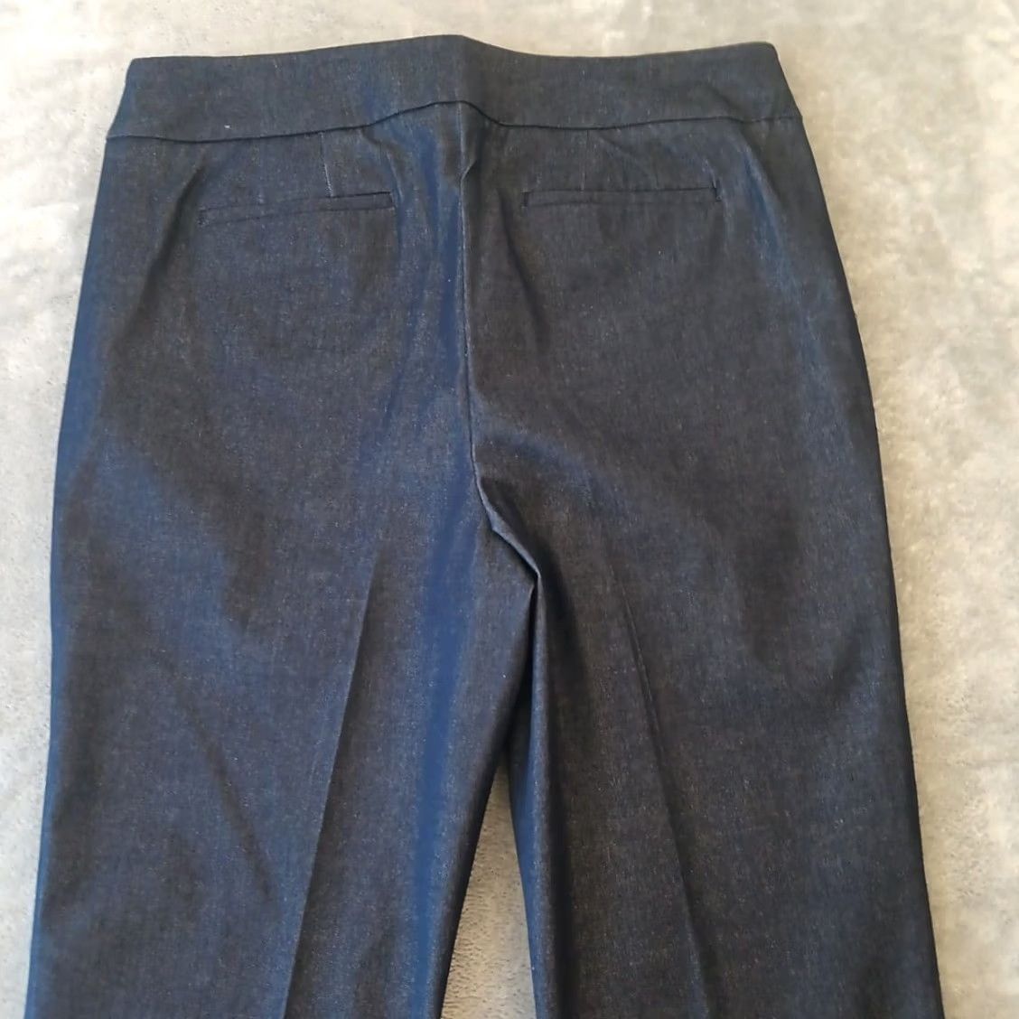 Talbots Talbots Chatham Ankle Pants Womens Size 14 Blue Side Zip Stretch 35x27 Size 36" / US 14 / IT 50 - 7 Thumbnail