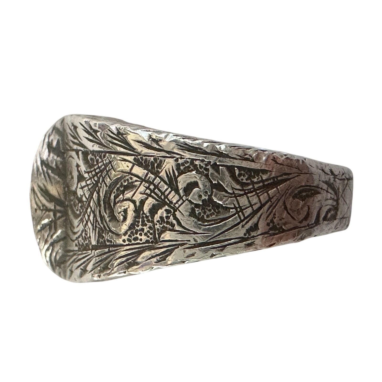 Gucci Gucci Interlocking G Arabesque Ring Sterling Silver Size ONE SIZE - 2 Thumbnail