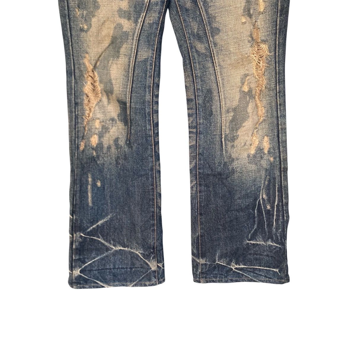 JACKROSE ‼️LAST DROP‼️Jackrose Low-rise Distressed Whisker Flared Denim Size US 31 - 6 Thumbnail