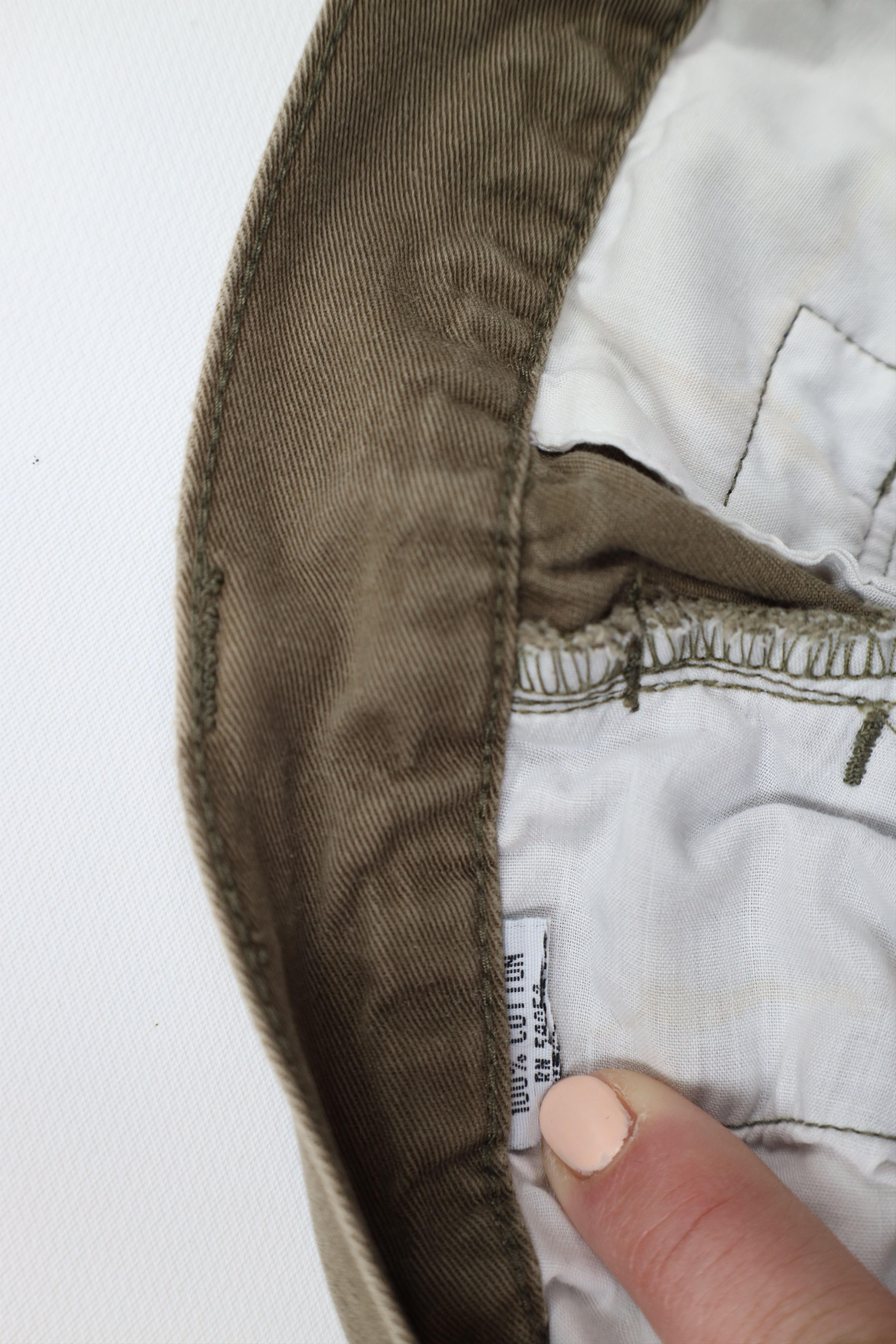 Vintage Vintage 90s Streetwear Wide Leg Cargo Pants Green Cotton Size US 34 / EU 50 - 10 Thumbnail